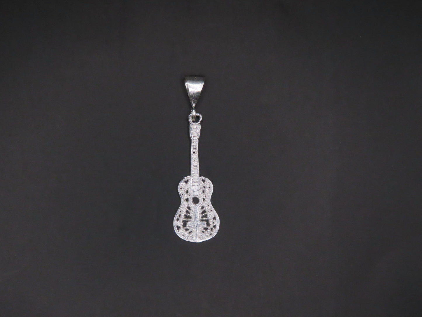 925 Silver Guitar 1.9in