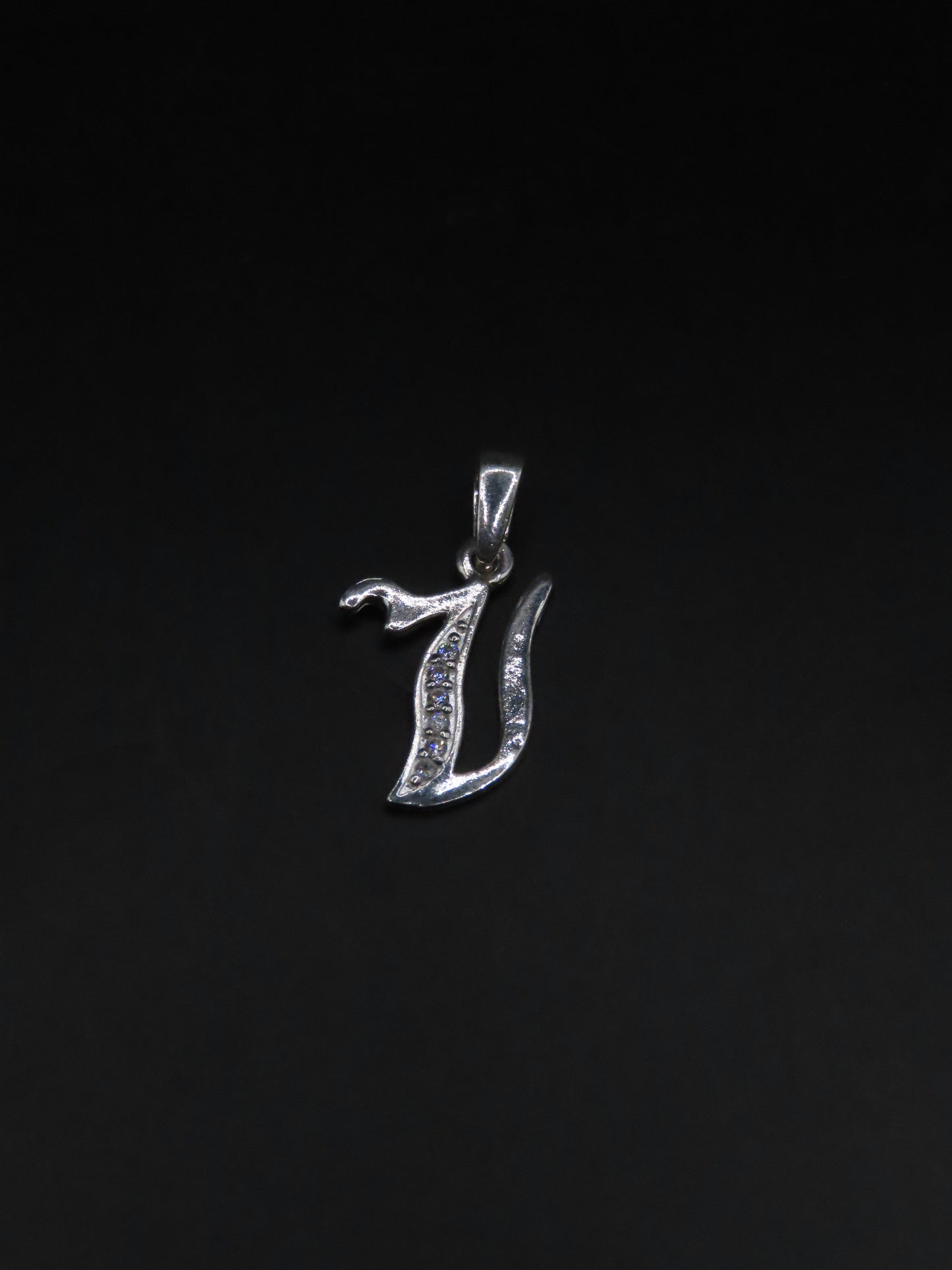 “V”925 SILVER LETTER