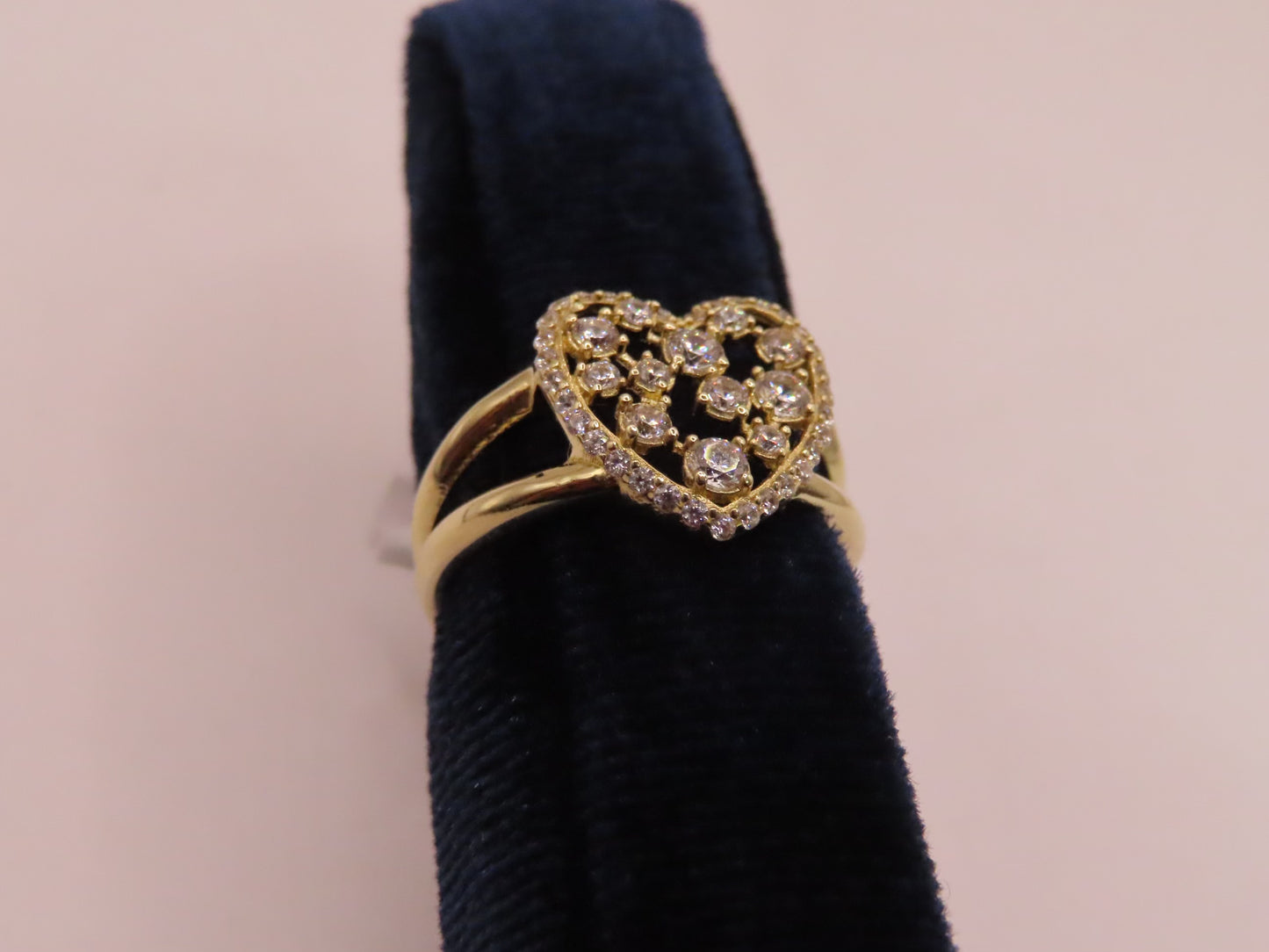 14k Gold Heart Ring