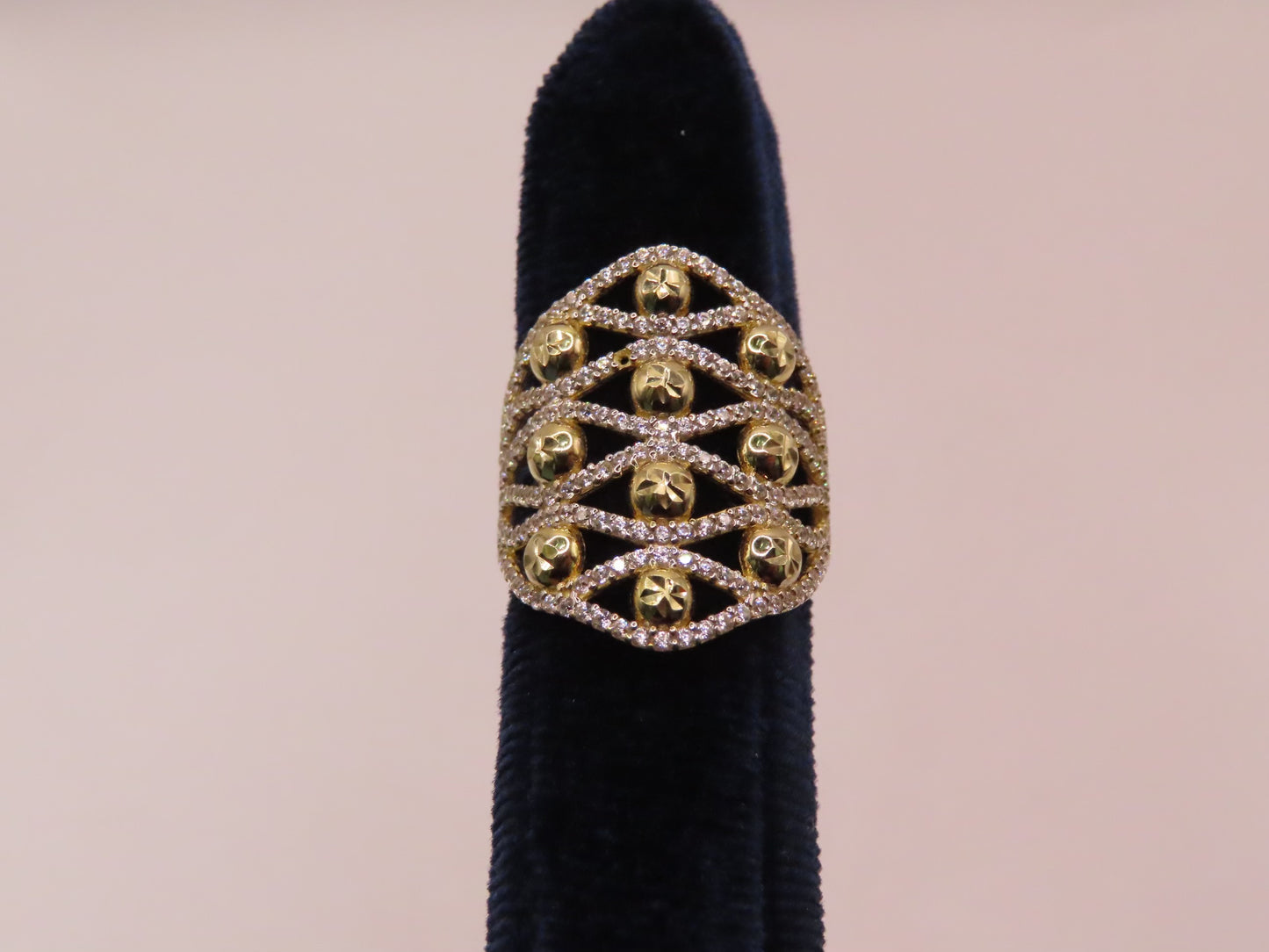 14k gold ring size/7 (4.13gr)