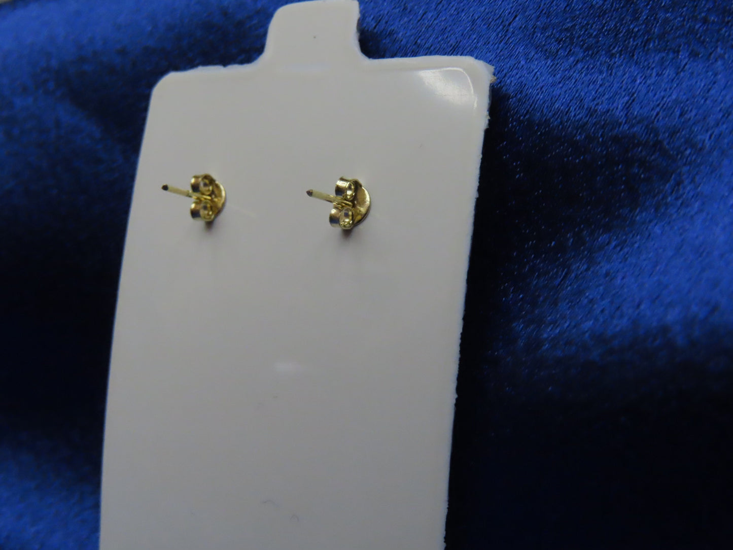 Medusa 10k gold stud earrings