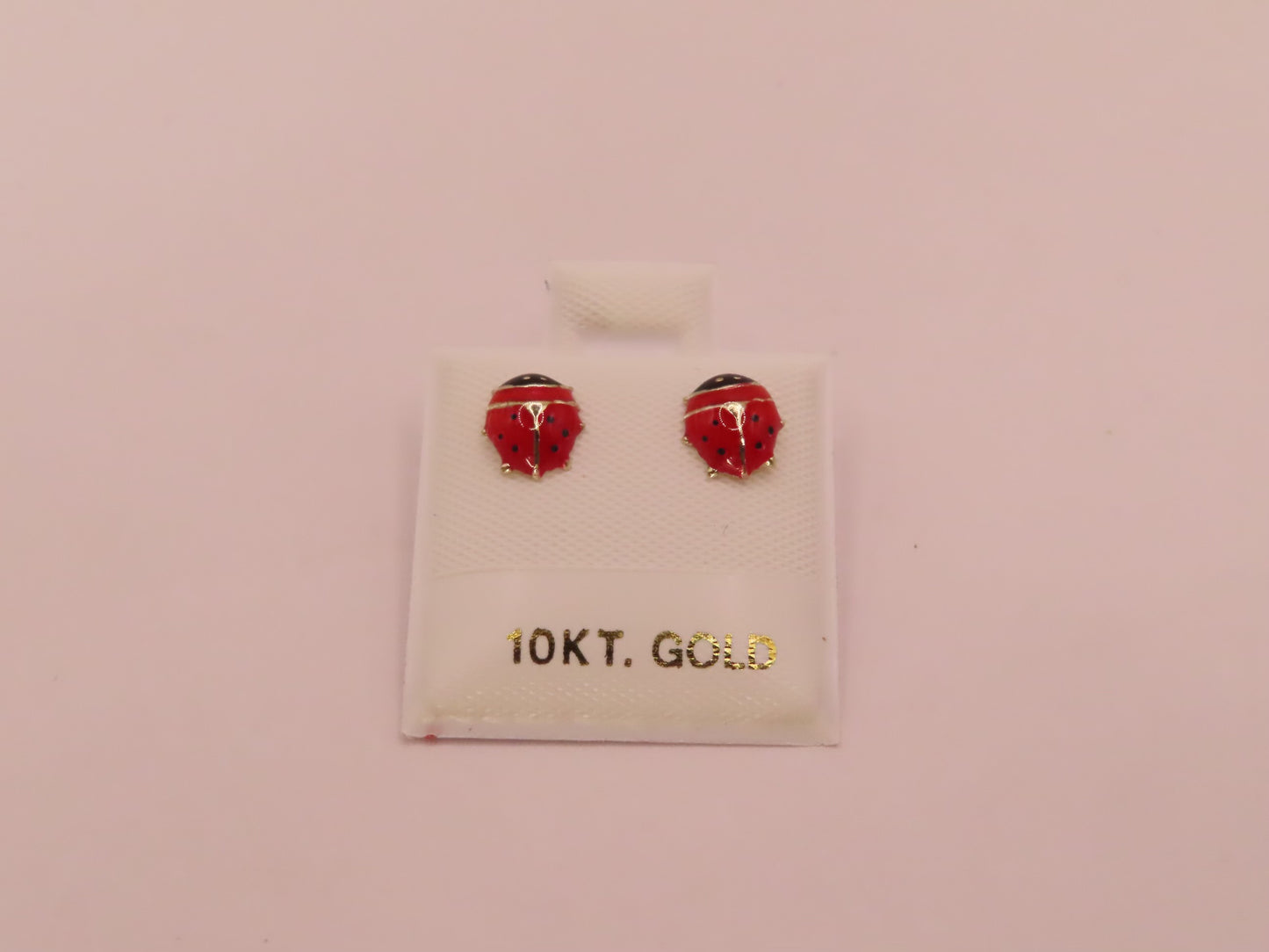 10k Gold ladybug earringsñ