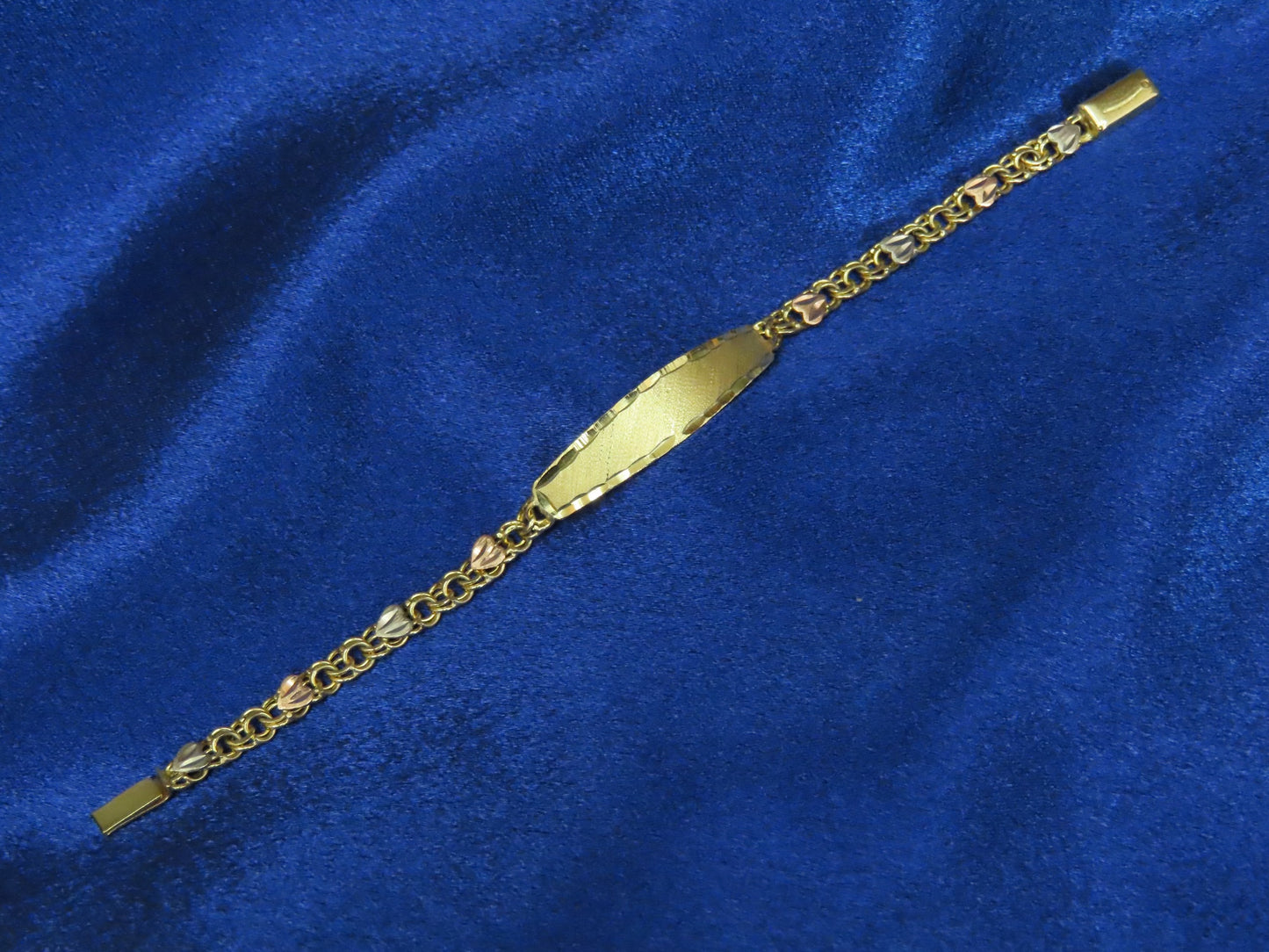 Baby 10k gold bracelet 5.7in