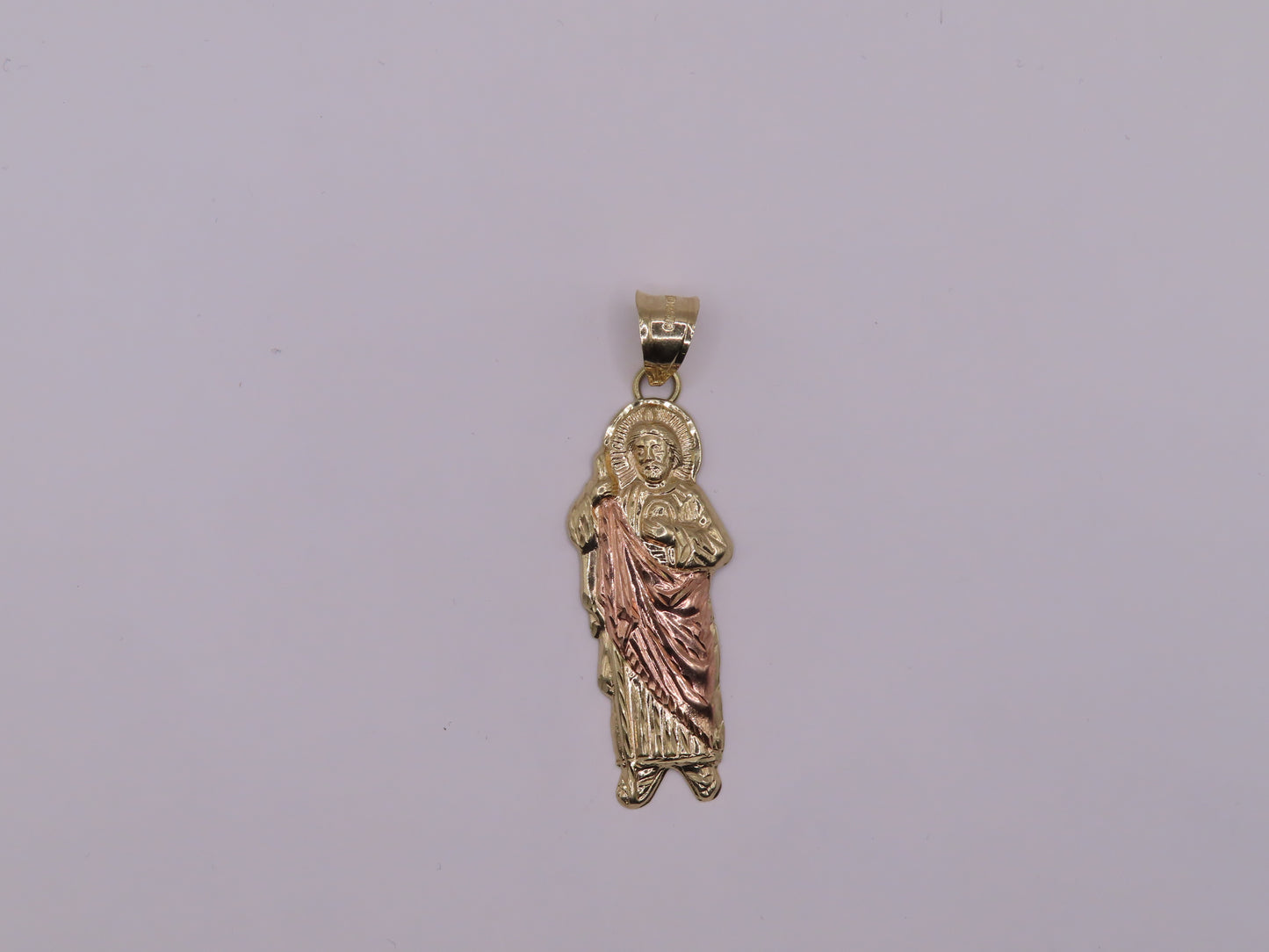 10k 2tones Gold San Judas 2in 4.12g