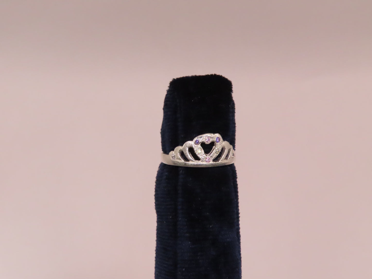 925 silver crown ring sz/5