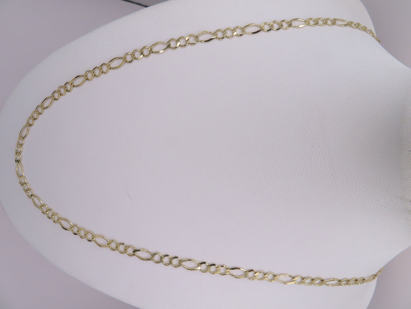 10k Gold Figaro Chain 22in/4mm