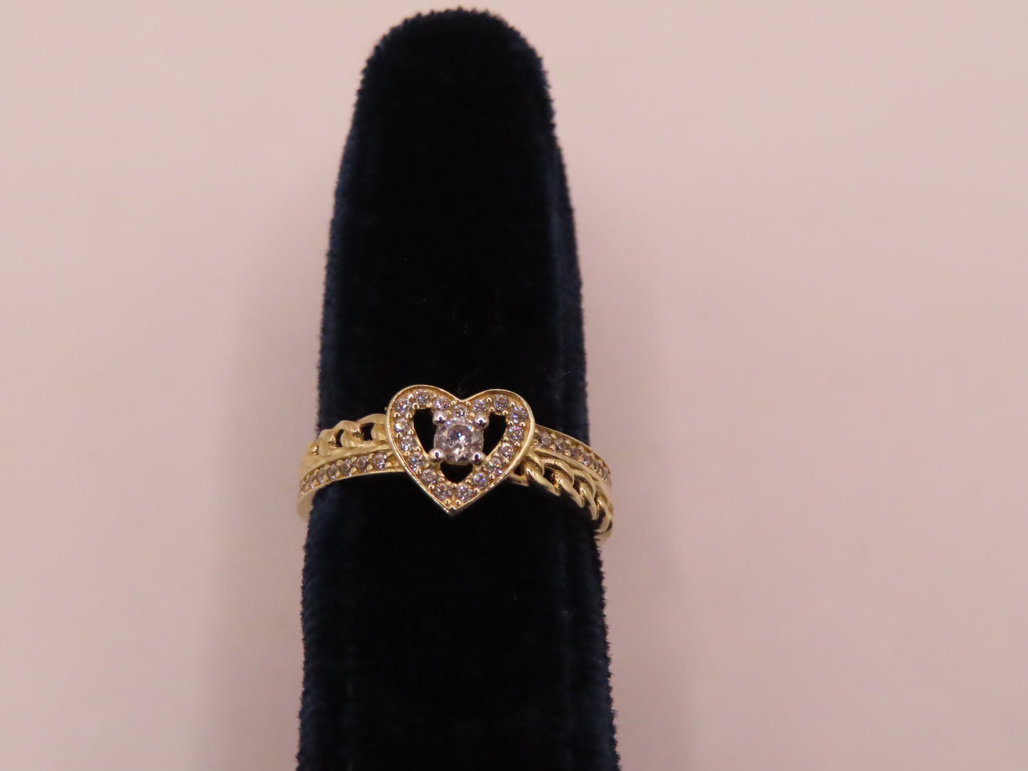 14k Gold Heart Ring