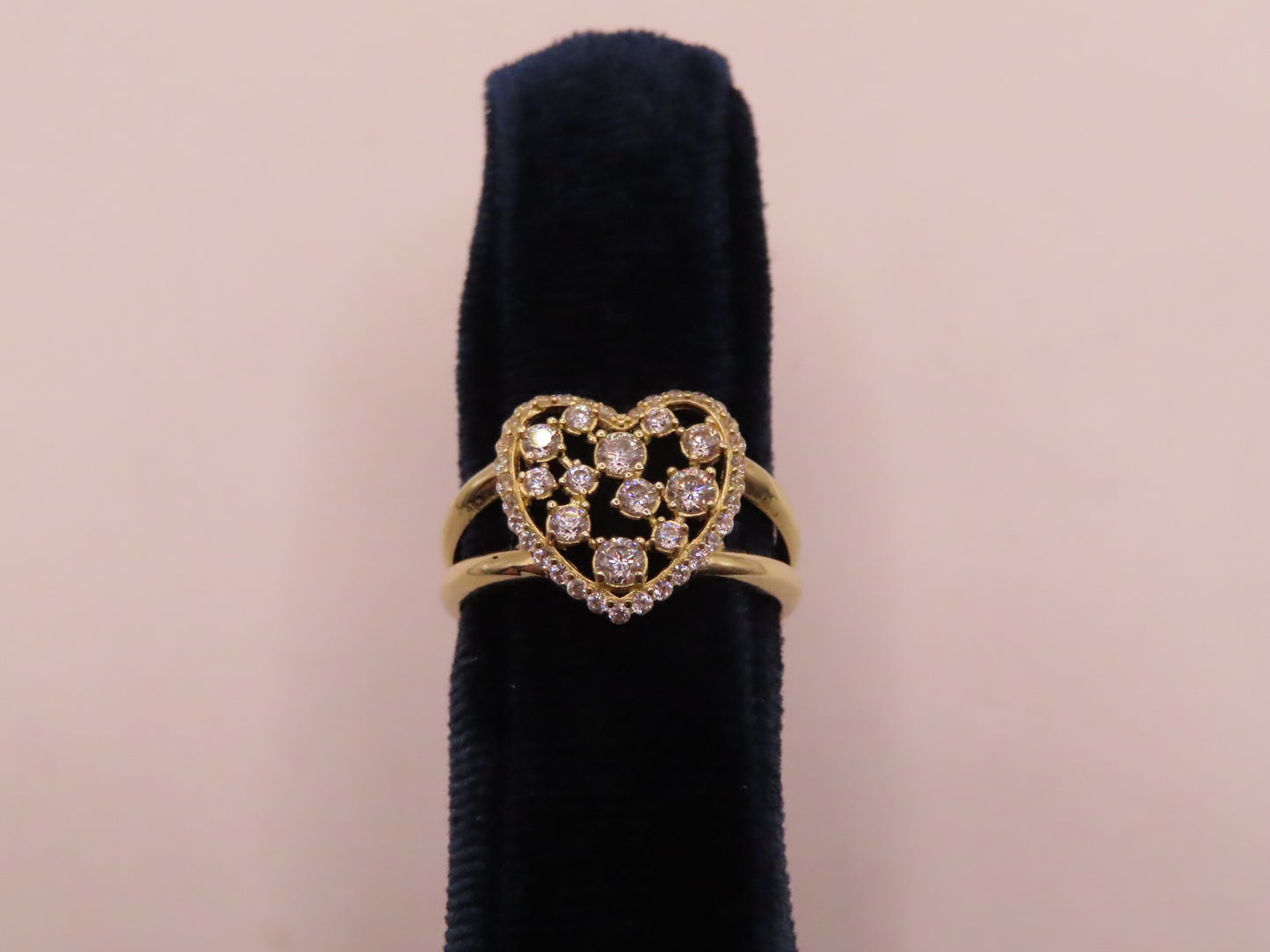 14k Gold Heart Ring