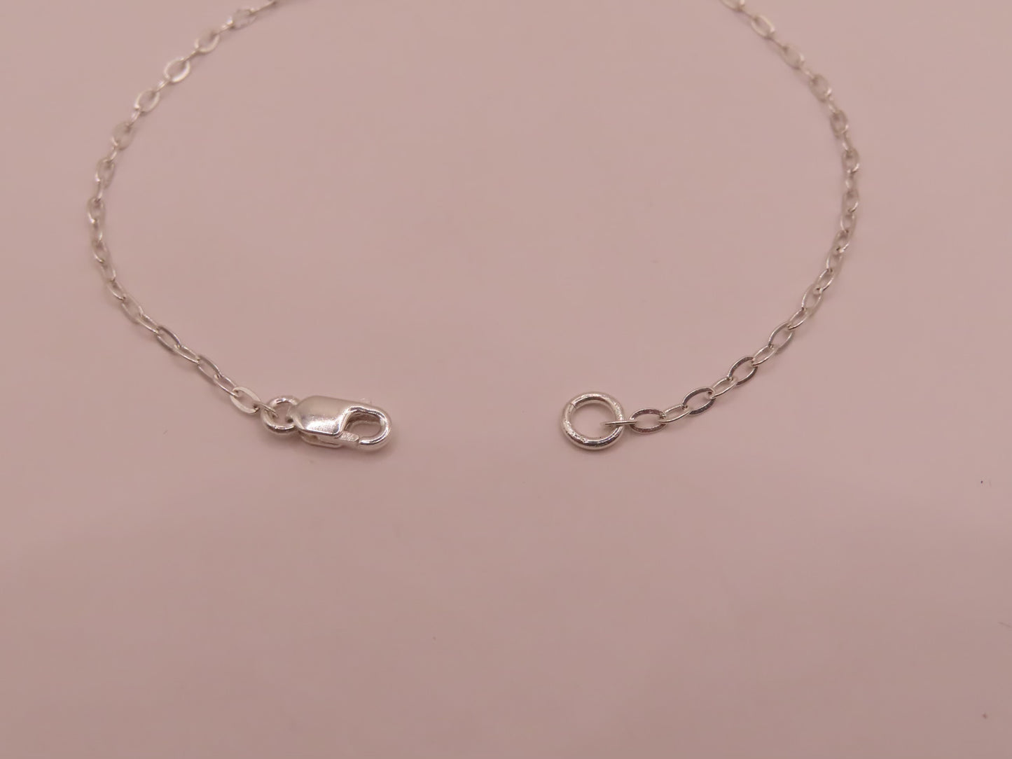 925 silver Saturn bracelet 7.5in