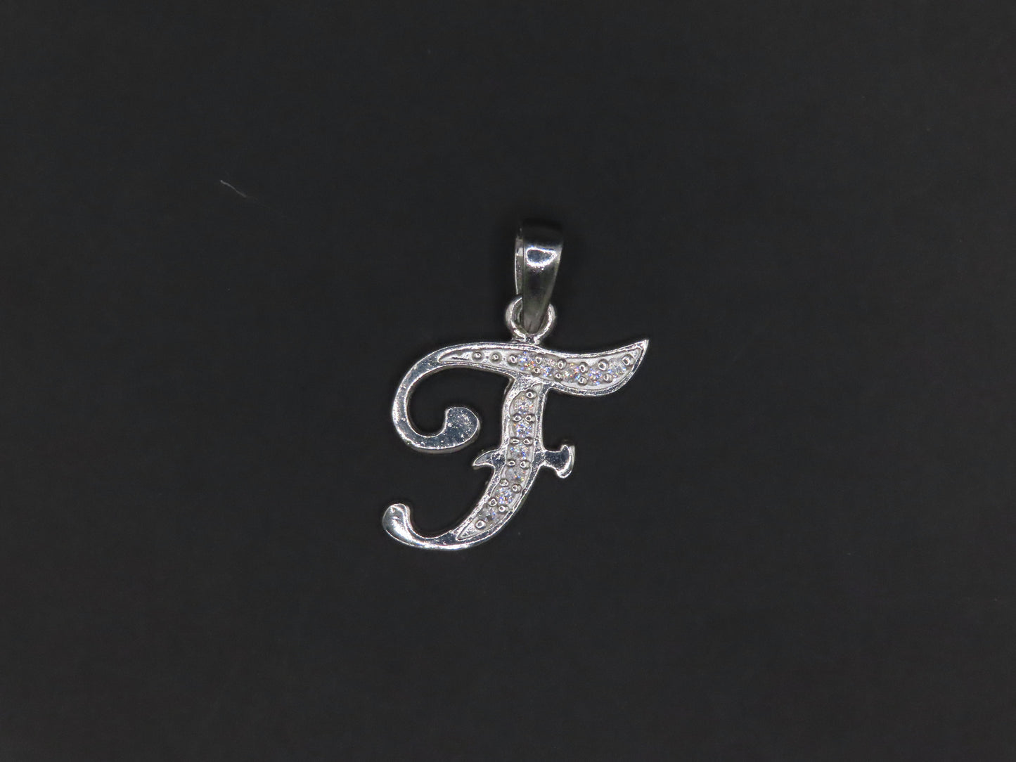“F” 925 SILVER LETTER