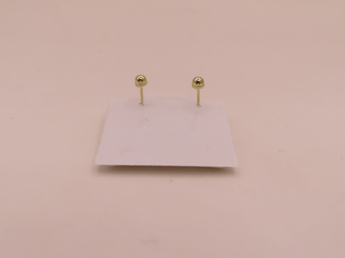 10k Gold bear frame earrings