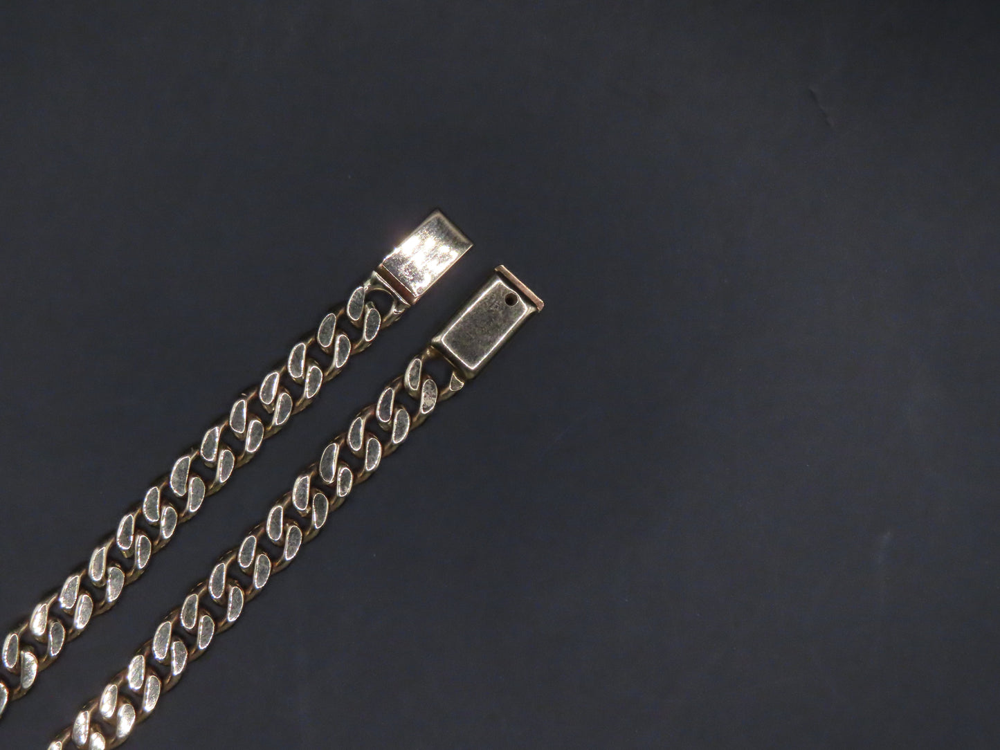 Solid 10K Gold Miami Cuban Link Bracelet