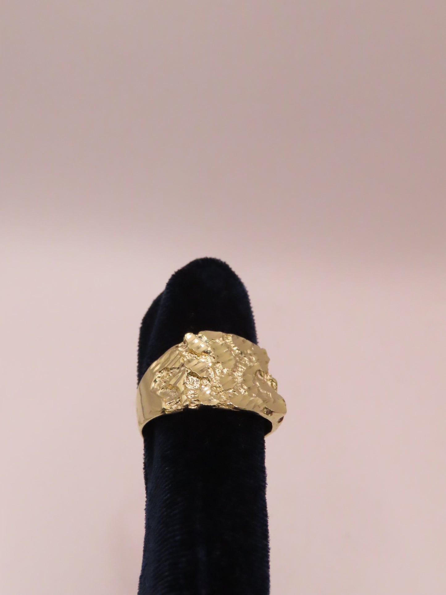 14k Gold Nugget Ring
