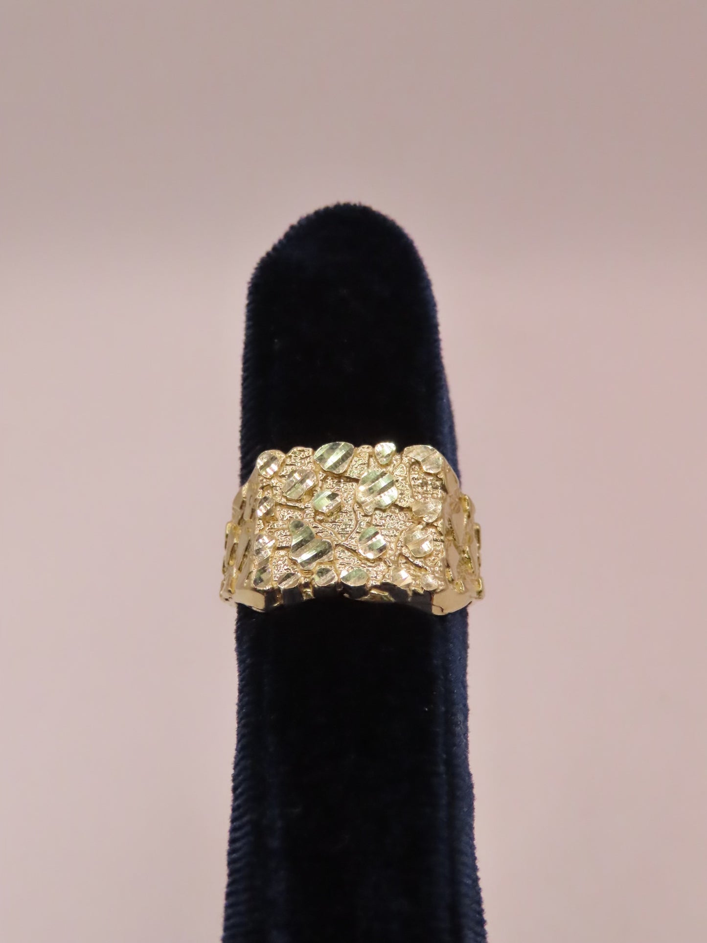 14k Gold Nugget Ring