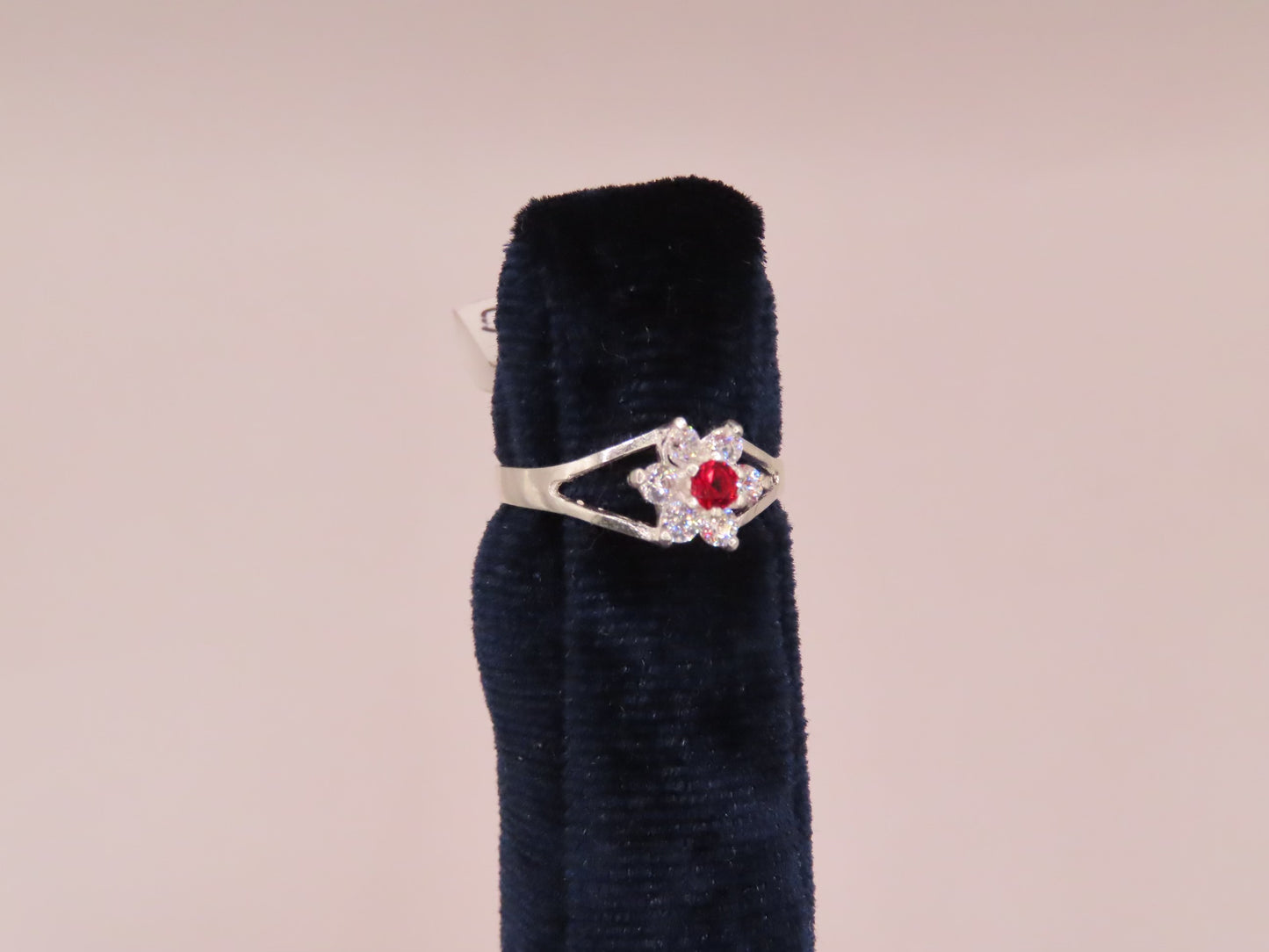 925 silver flower ring sz/5.5