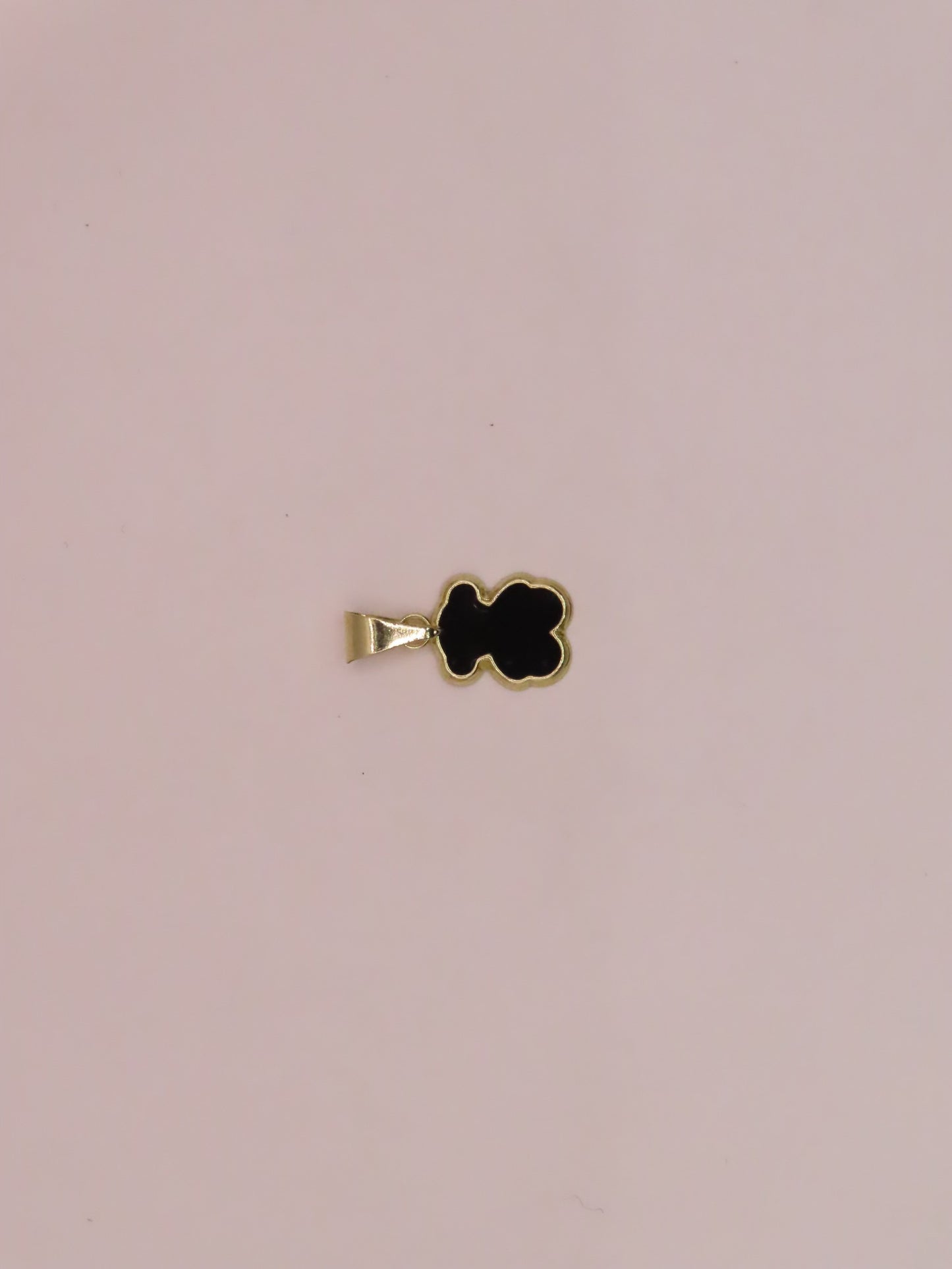10k GOLD BLACK BEAR MINI PENDANT
