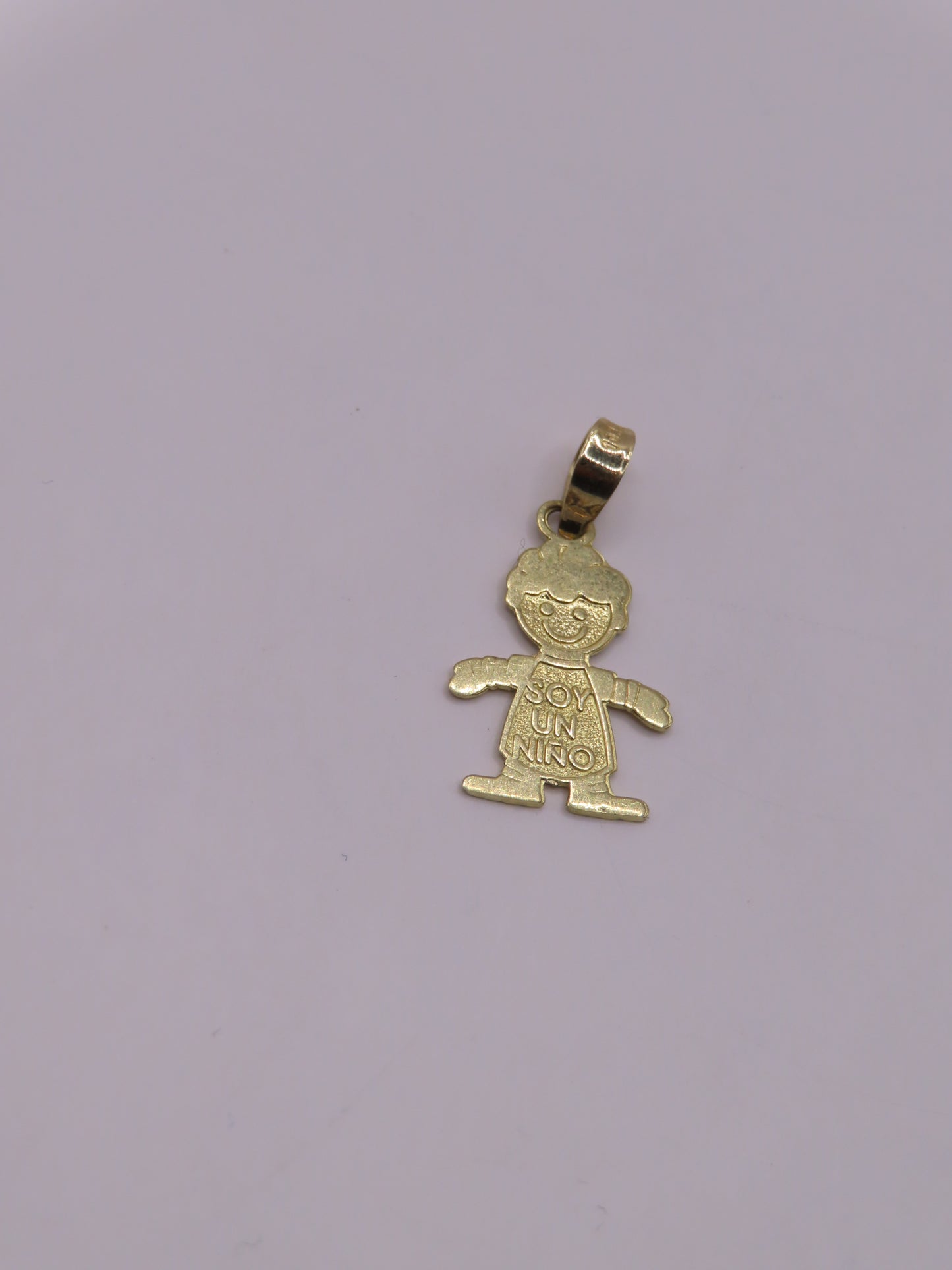 10k Gold boy pendant