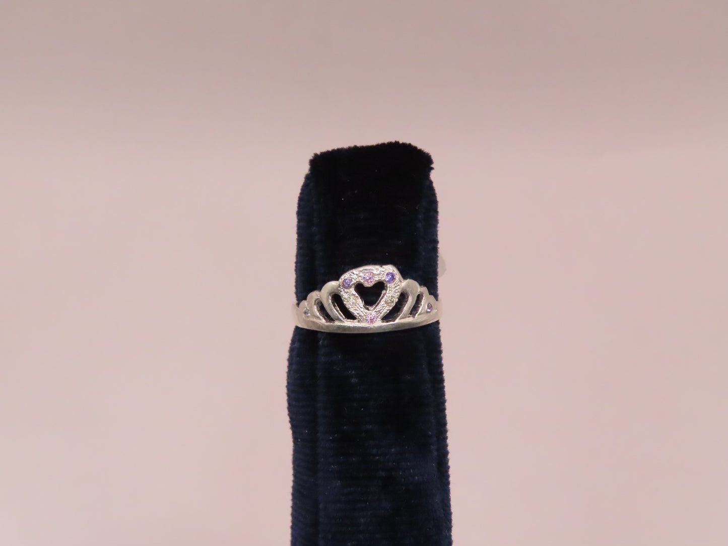 925 silver crown ring sz/5