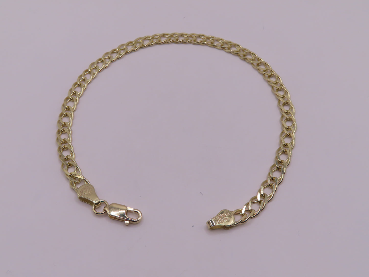 10k gold Rambo bracelet 7in/4mm