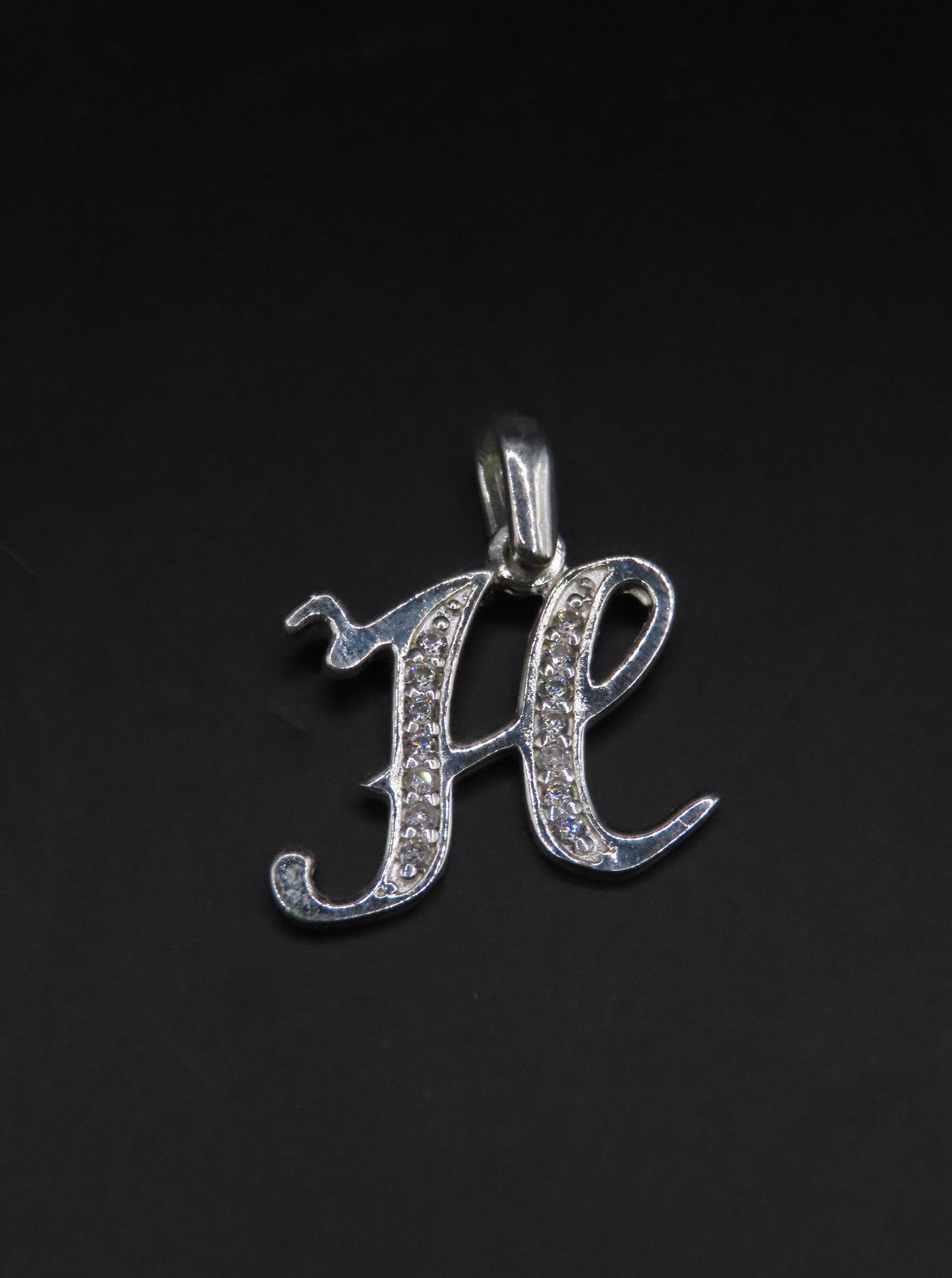 “H” 925 SILVER LETTER