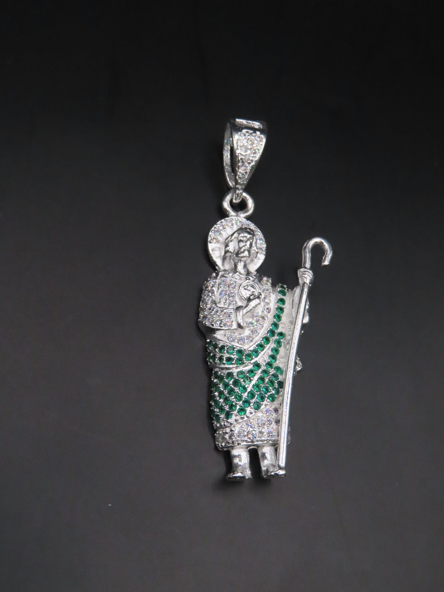 925 silver San Judas 2.8in