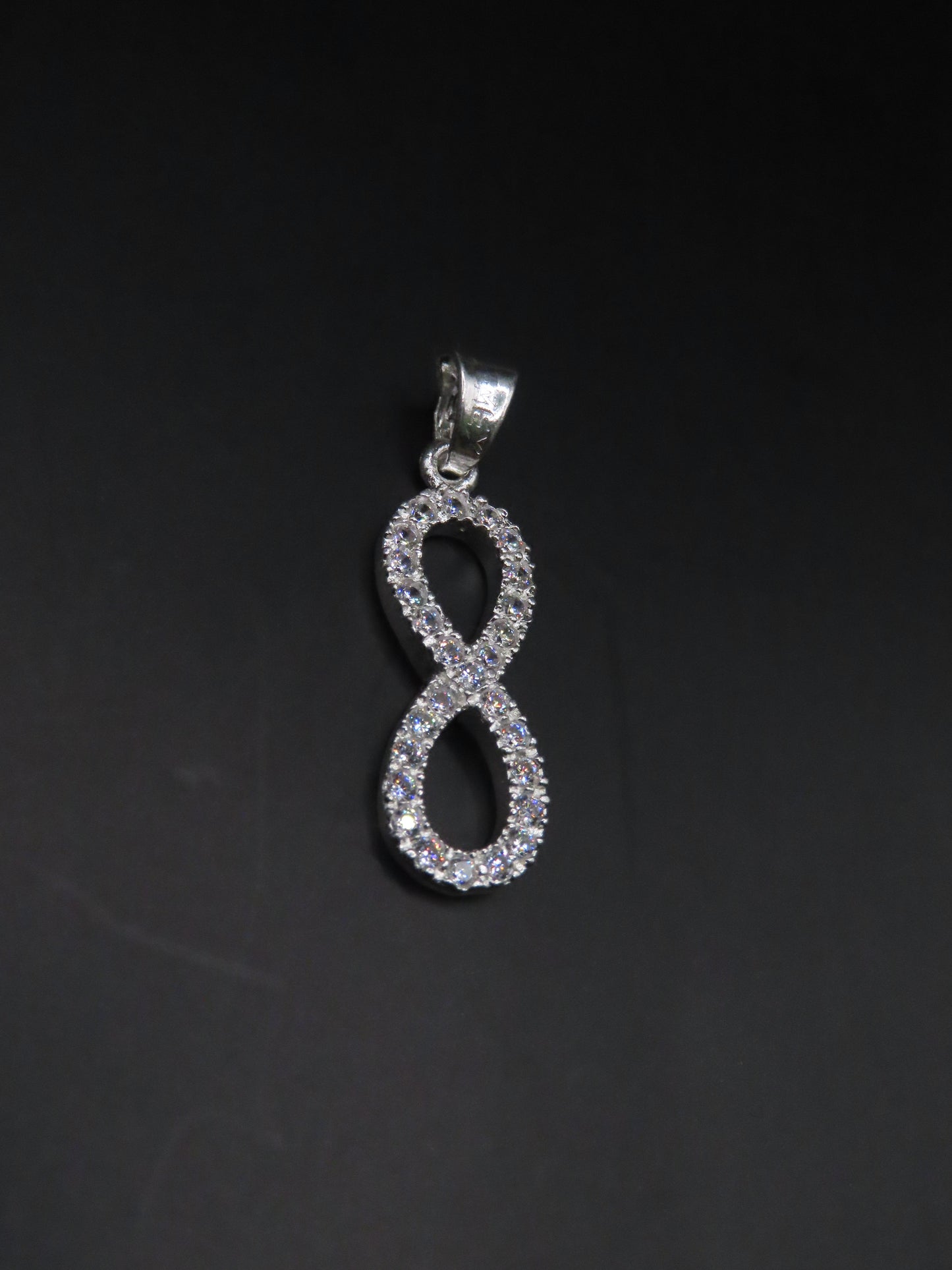 925 silver infinity 1.2in