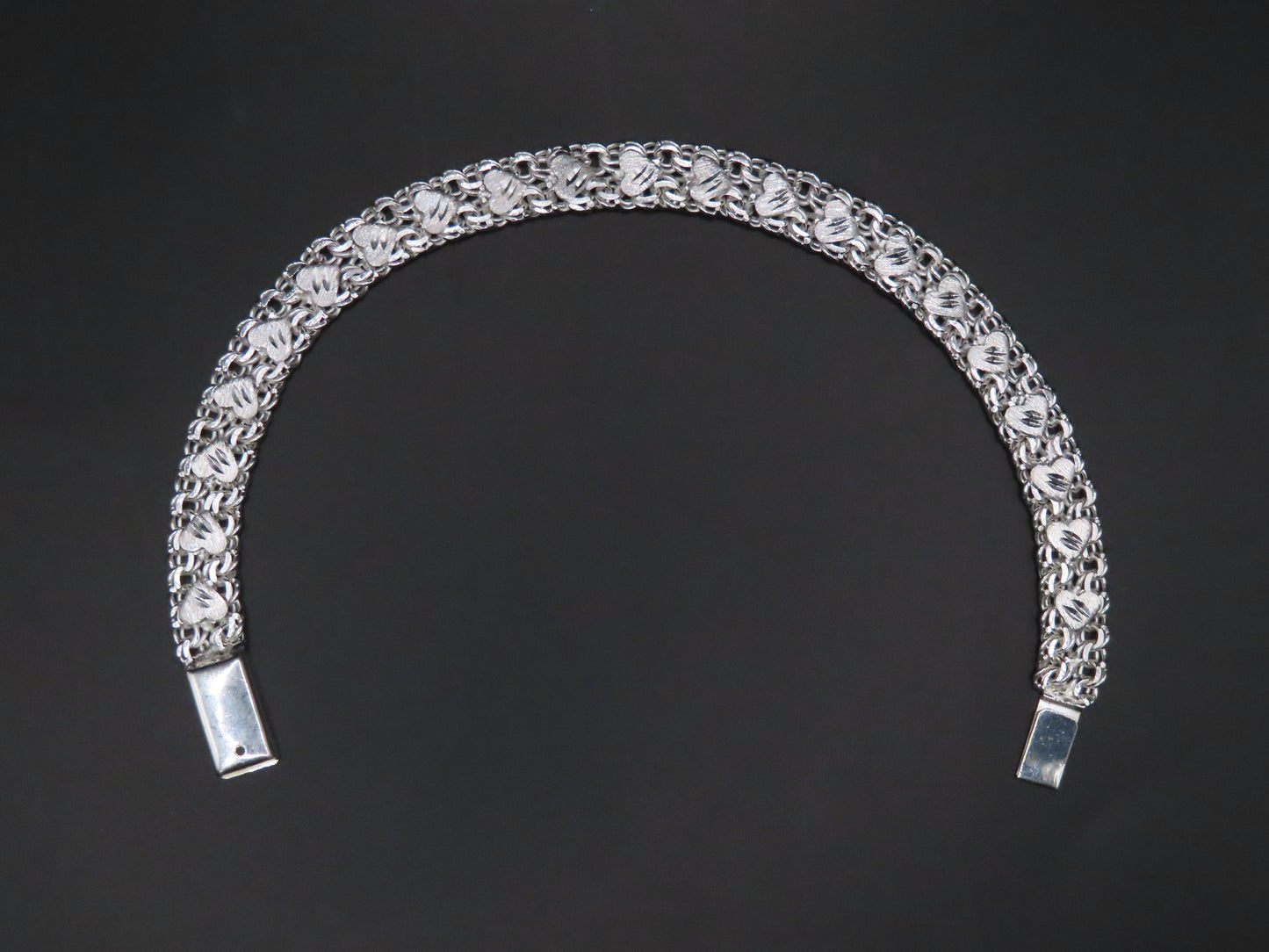 925 SILVER MINI HEARTS BRACELET