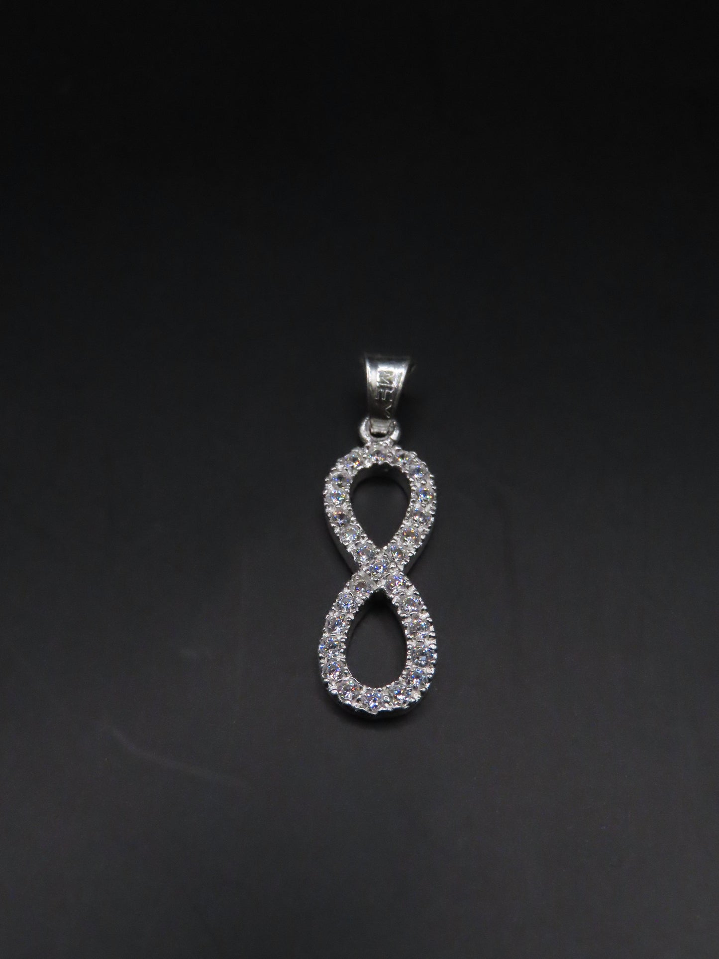 925 silver infinity 1.2in