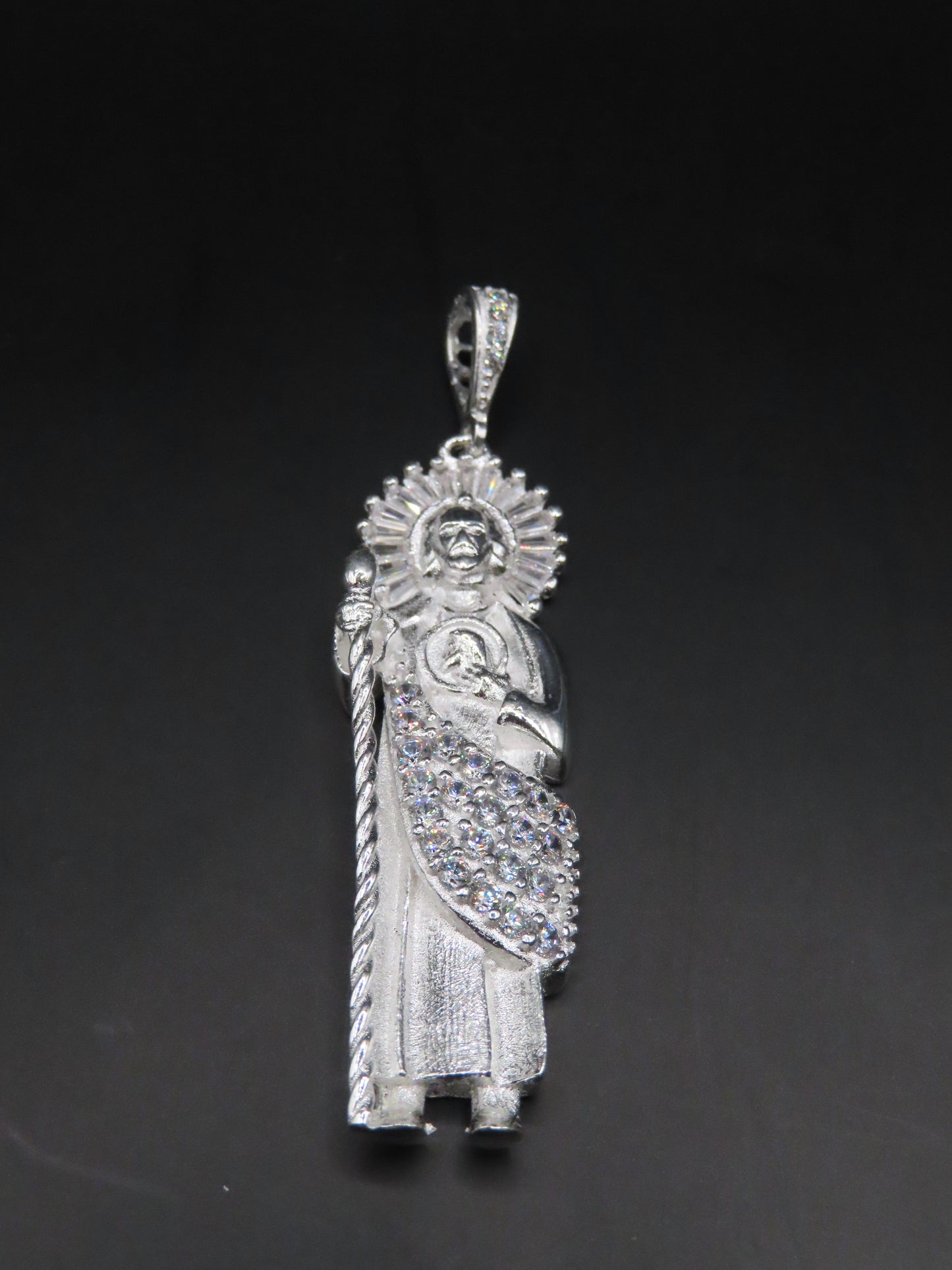 925 silver San Judas 2.5in