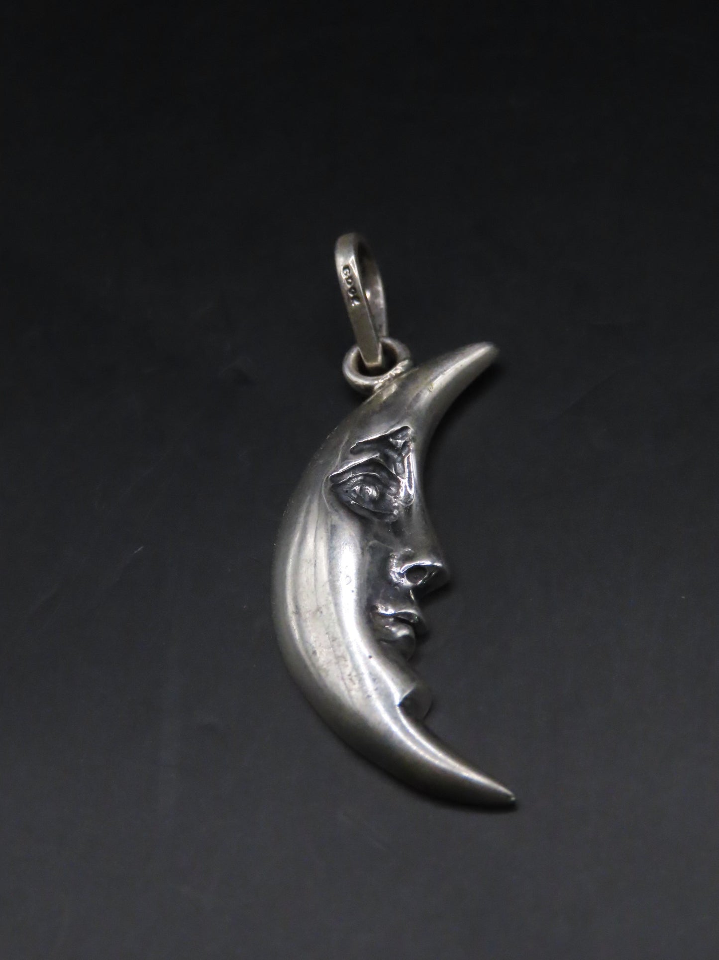 925 silver moon pendant