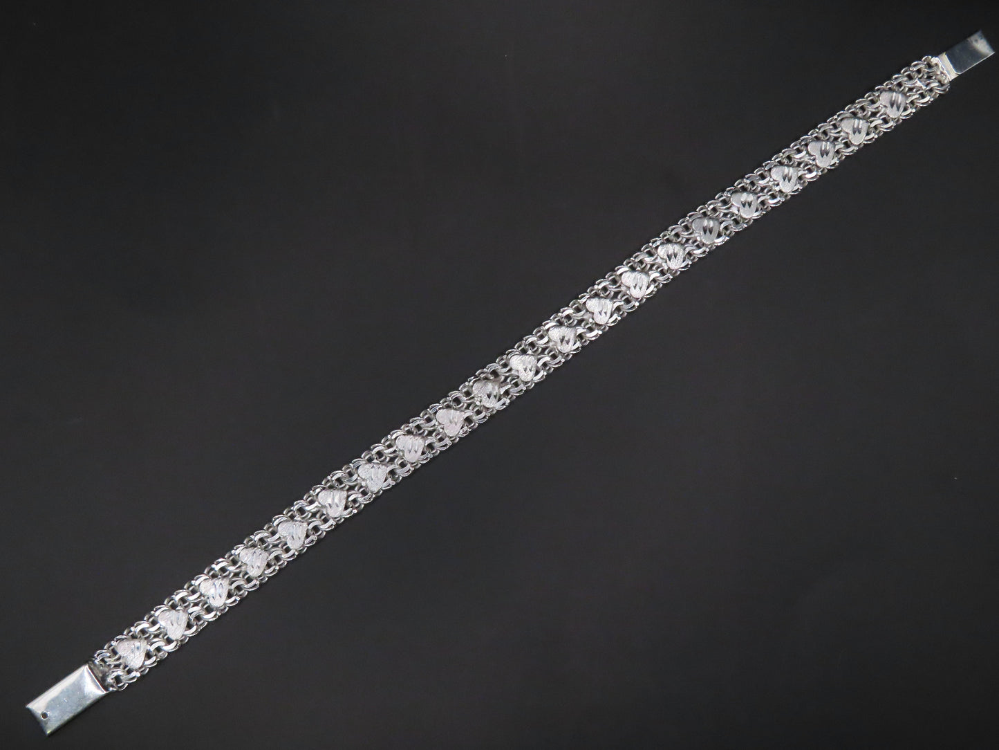 925 SILVER MINI HEARTS BRACELET