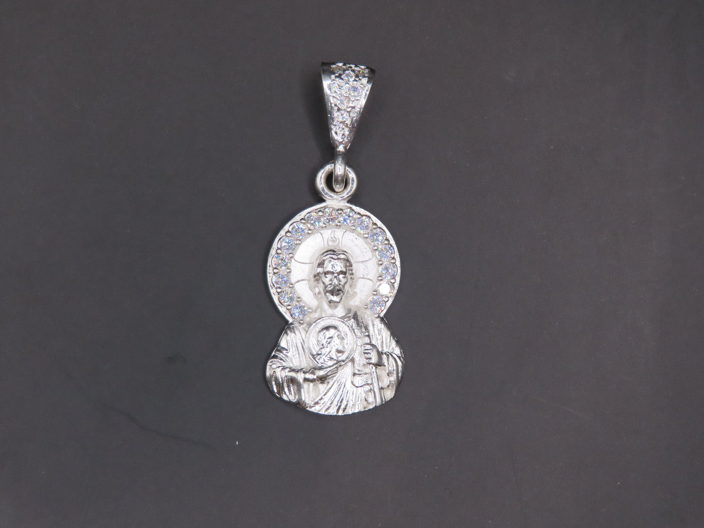 925 silver San Judas 1.7in (s)