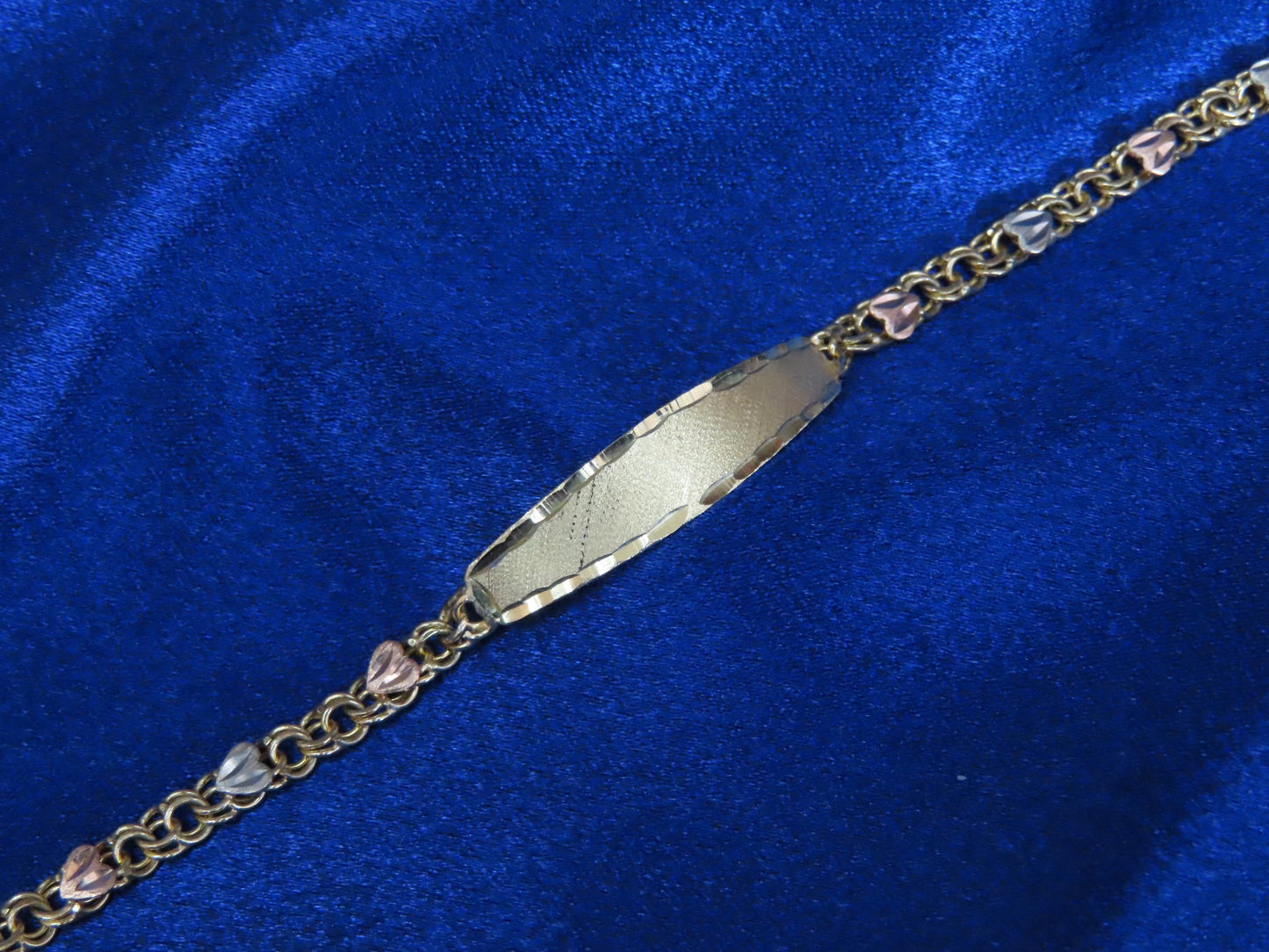 Baby 10k gold bracelet 5.7in