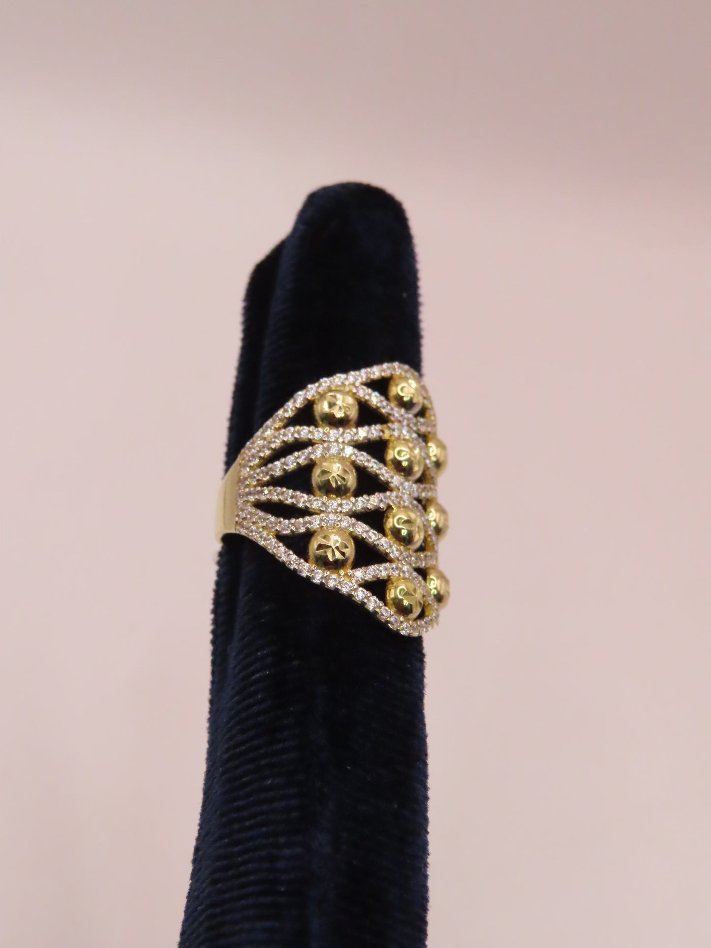 14k gold ring size/7 (4.13gr)