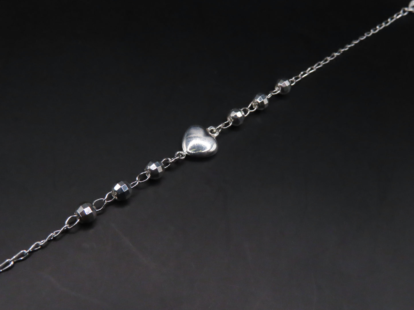 925 silver heart bracelet