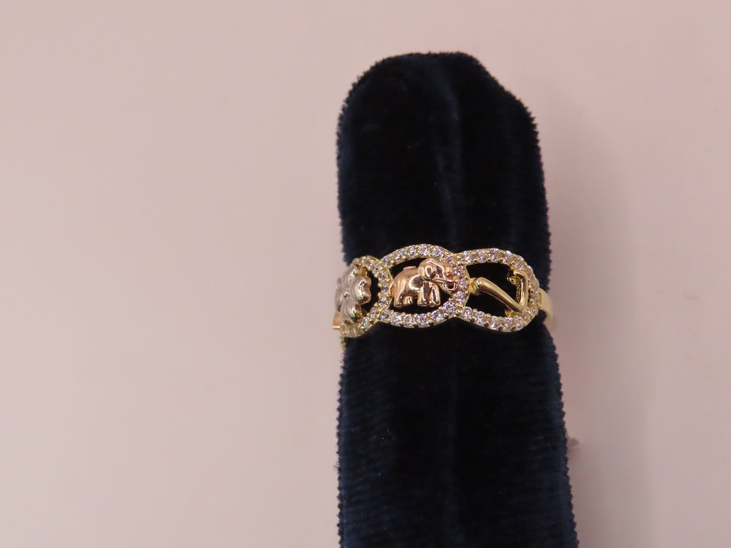 14k Gold Lucky Ring (Yellow, Pink, White)