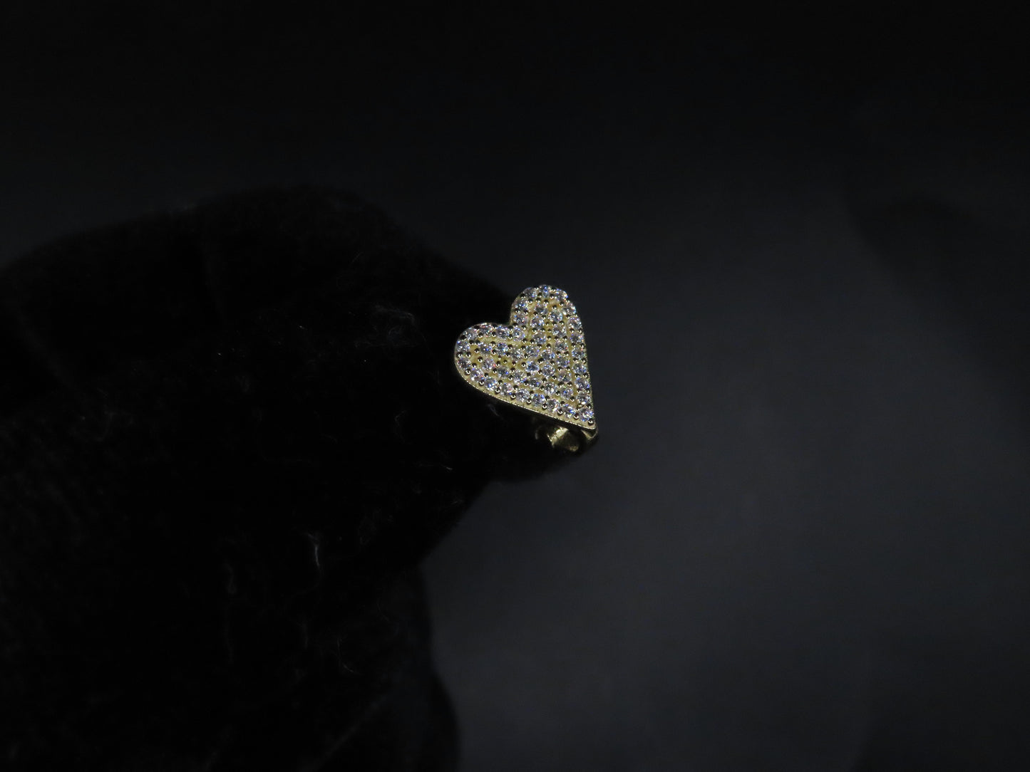 10k Gold Heart Earing (1.83g)