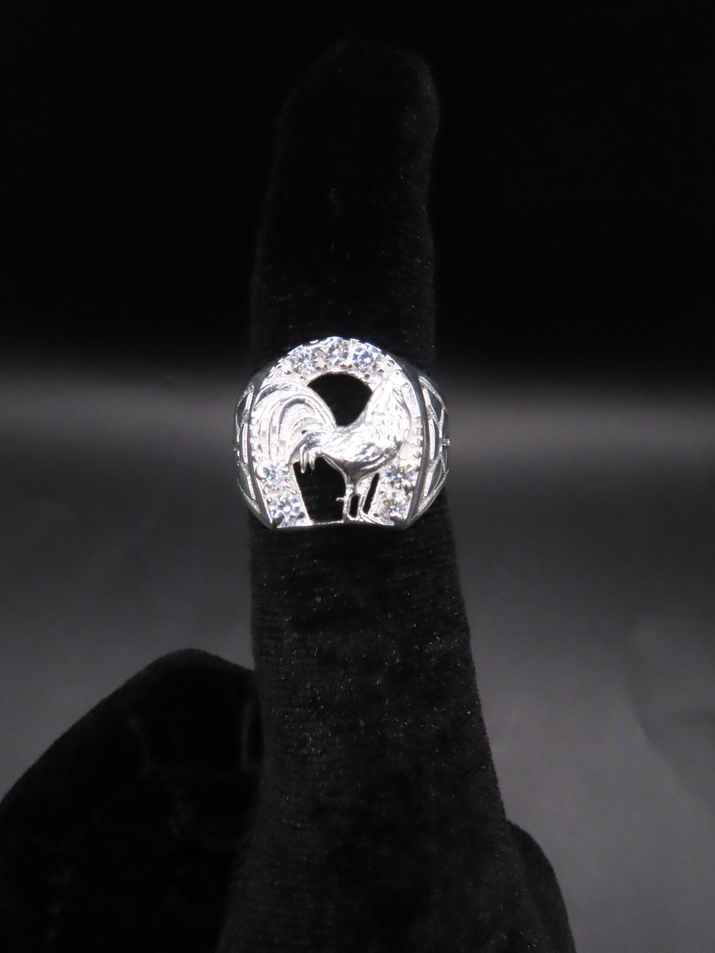 925 silver roaster ring sz/10