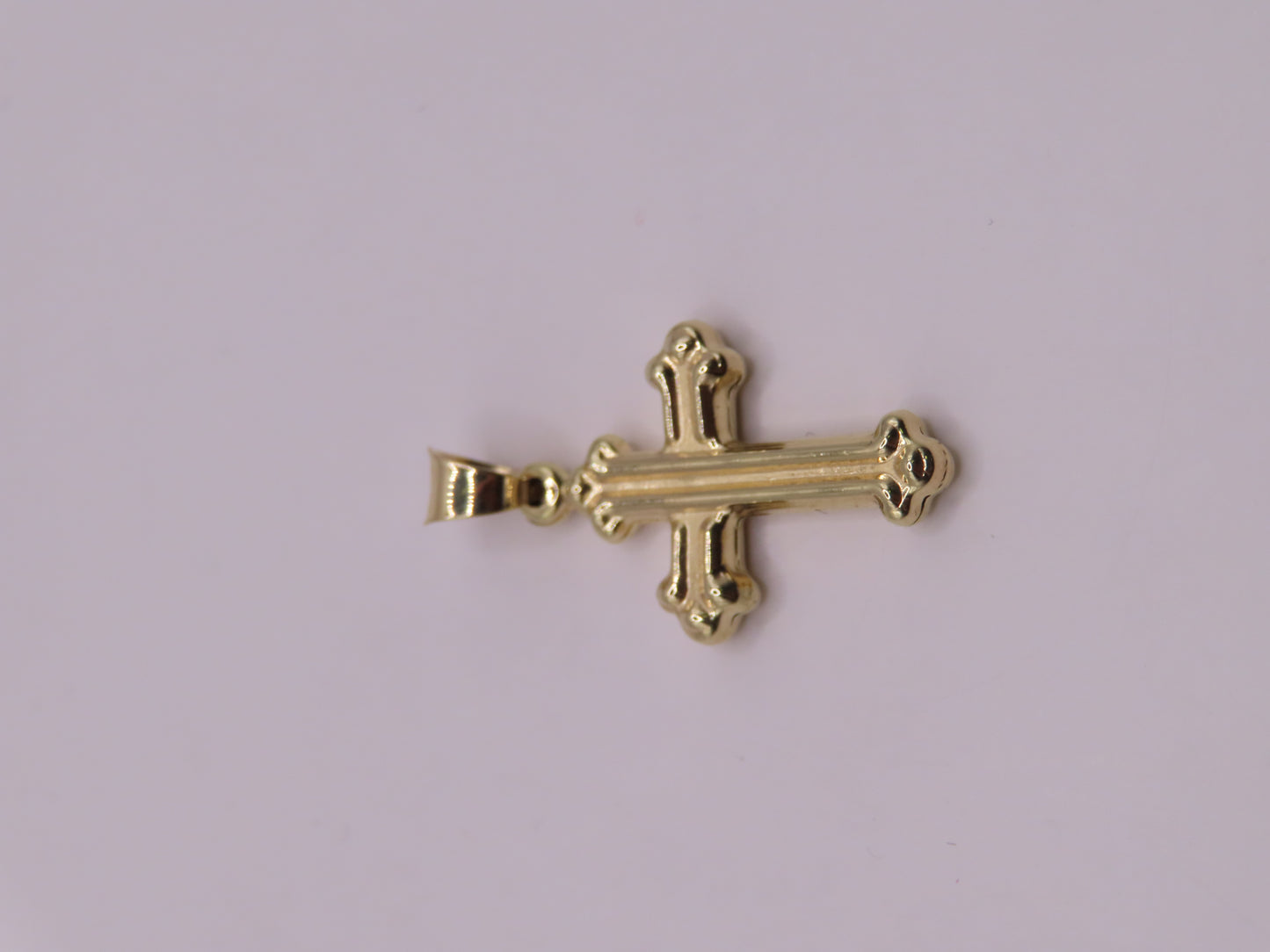 10k Gold cross 1.2in (.83g)
