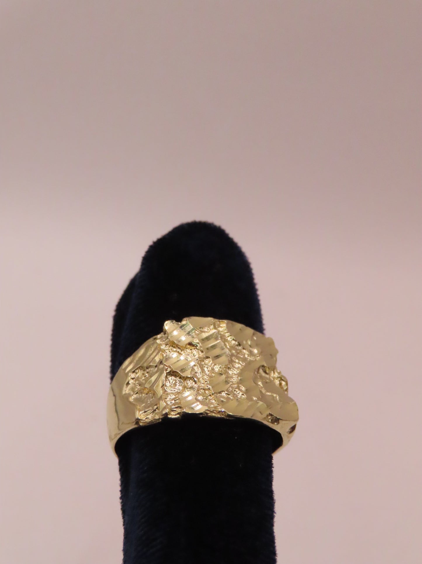 14k Gold Nugget Ring