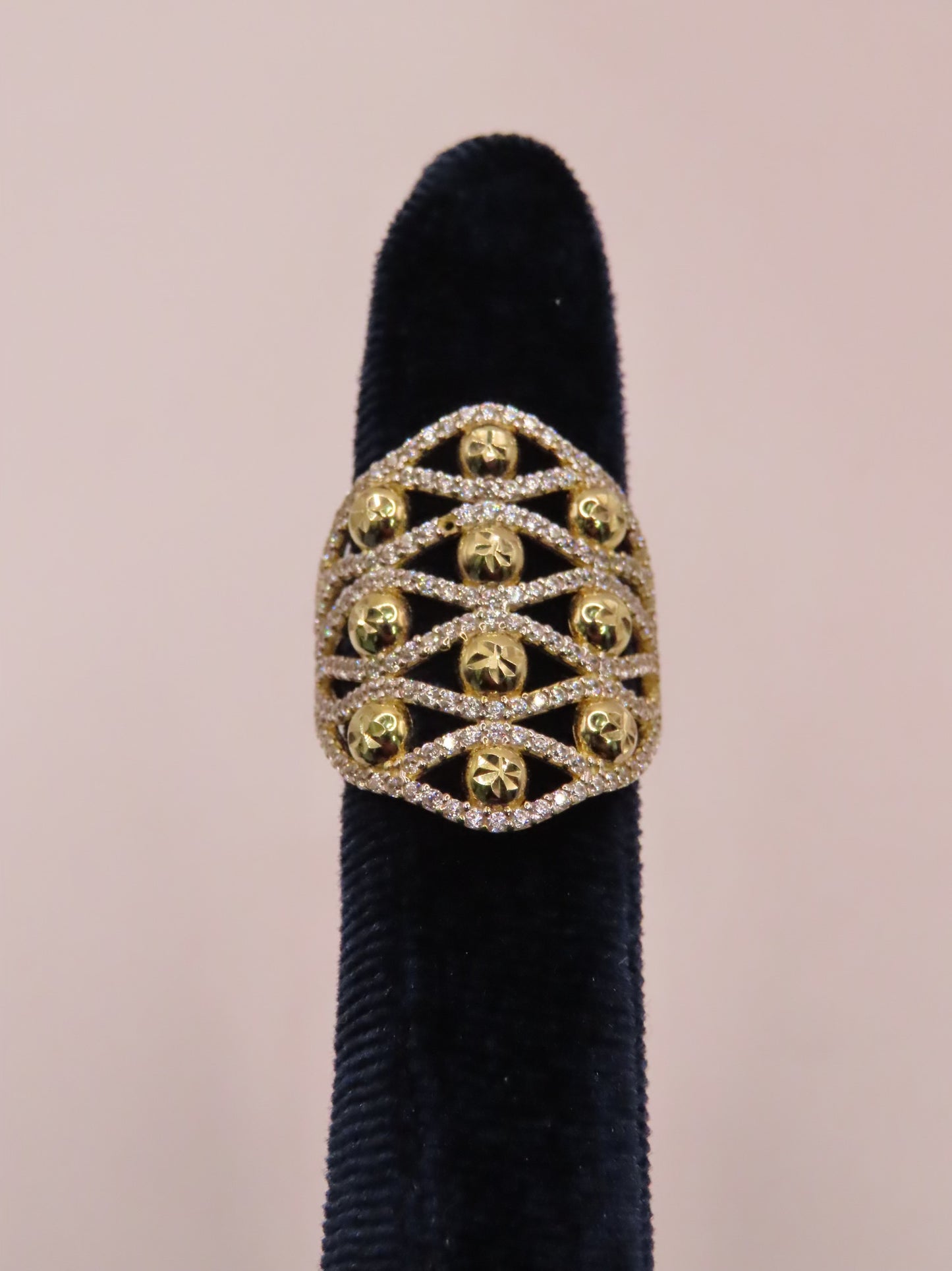 14k gold ring size/7 (4.13gr)