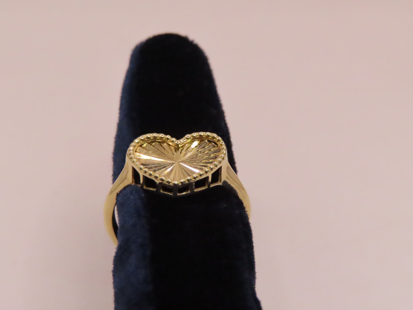 14k Gold Heart Ring size/8