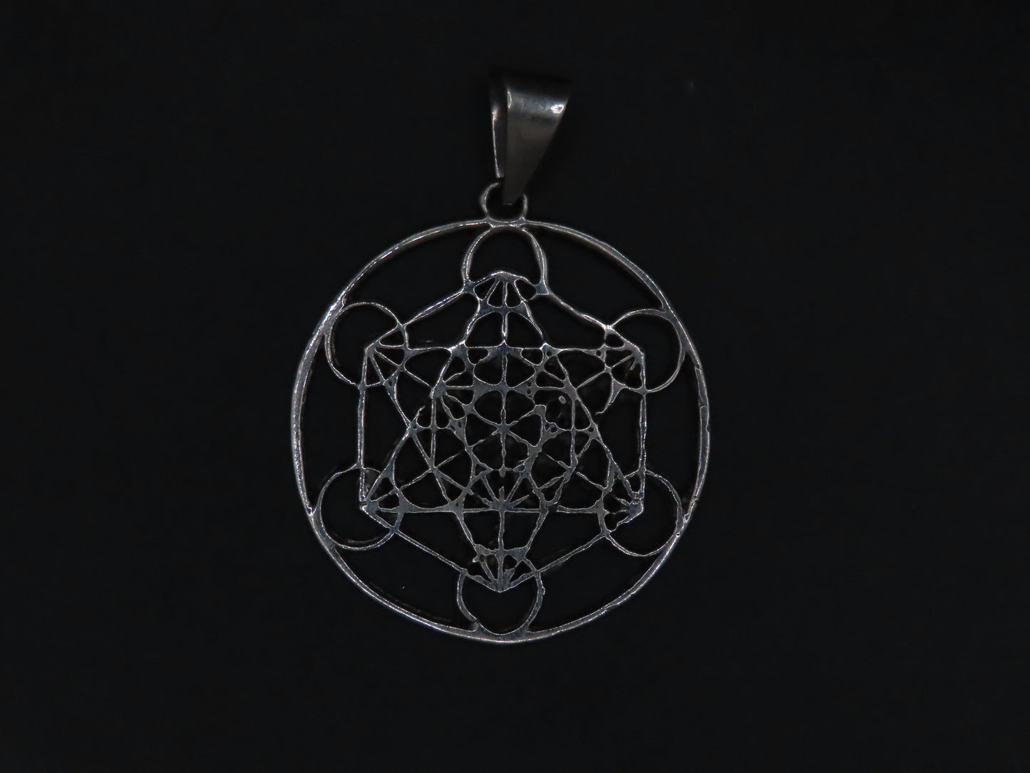925 SILVER METATRON PENDANT 2IN