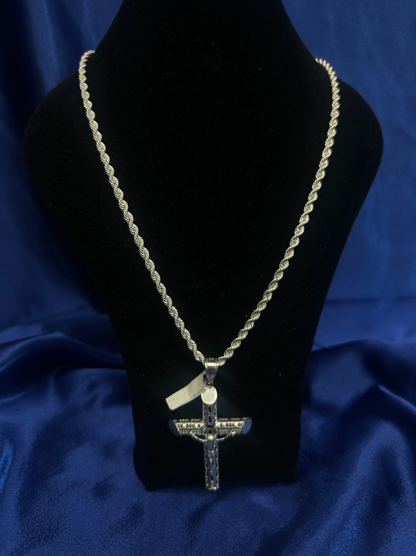 Rope & cross sets 925 silver