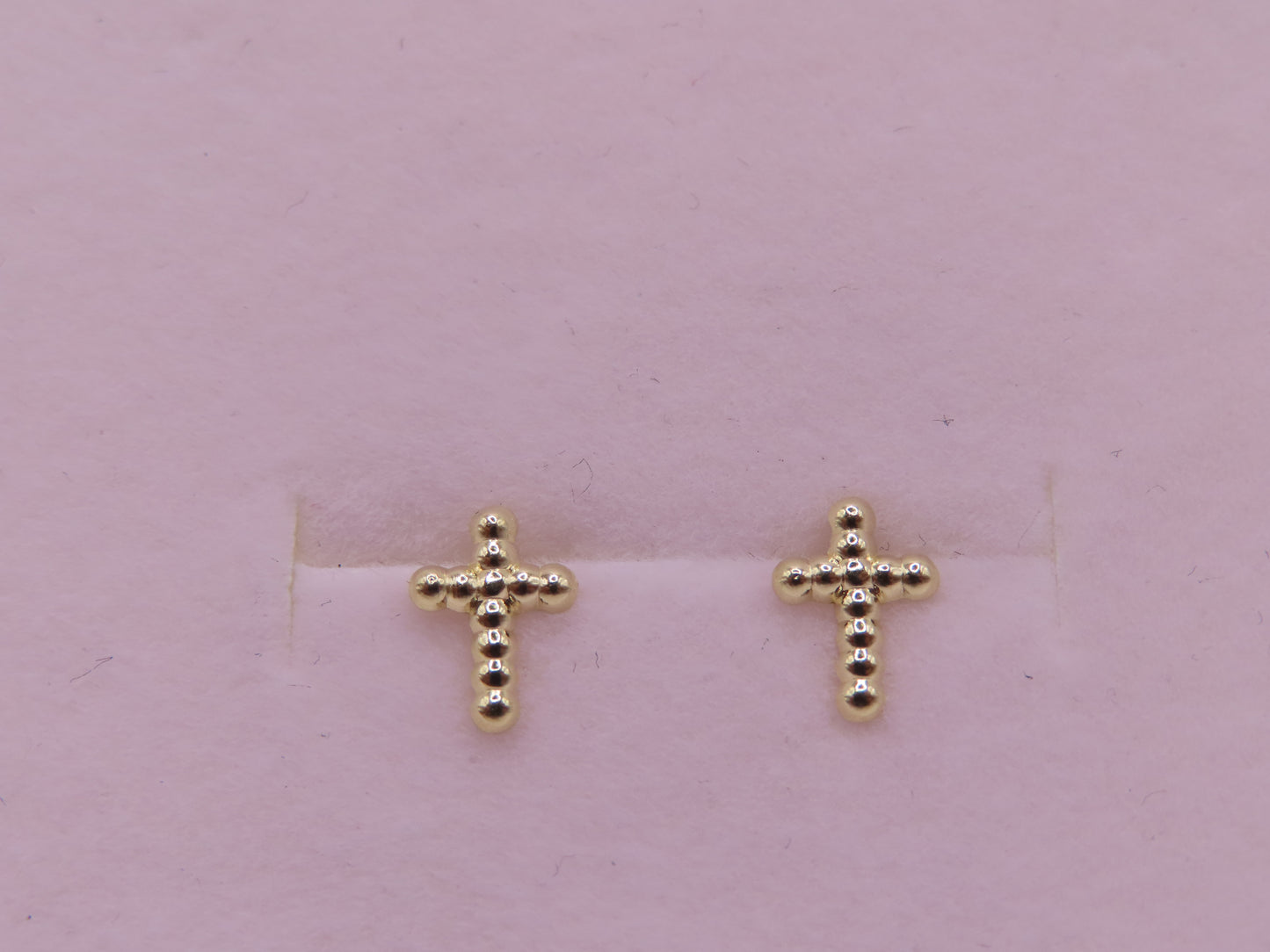 10k Gold Cross Earrings