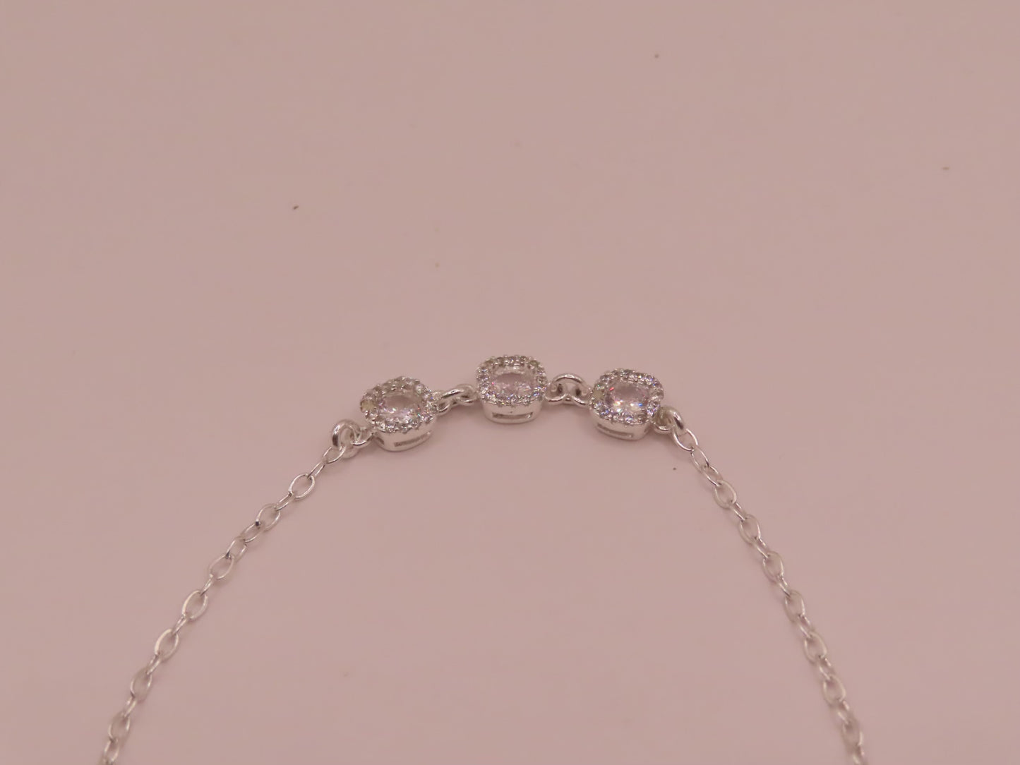 925 silver bracelet 7in