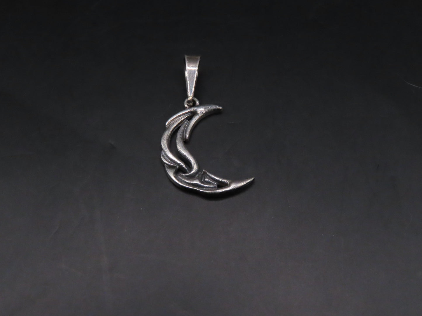 925 silver moon pendant