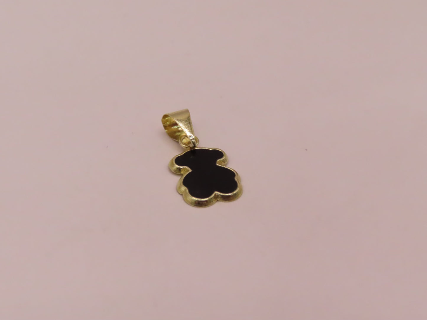 10k GOLD BLACK BEAR MINI PENDANT