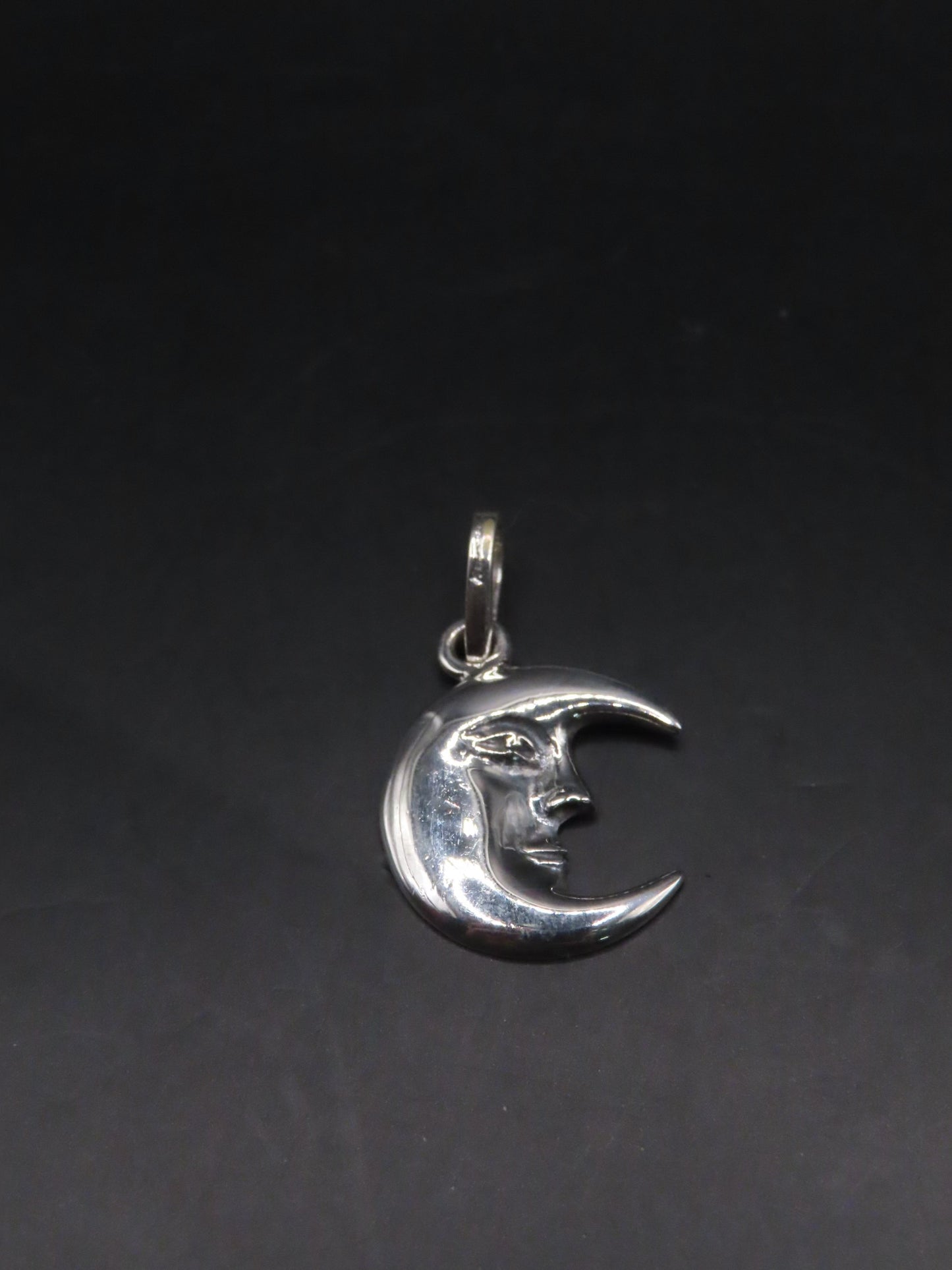 925 silver moon pendant