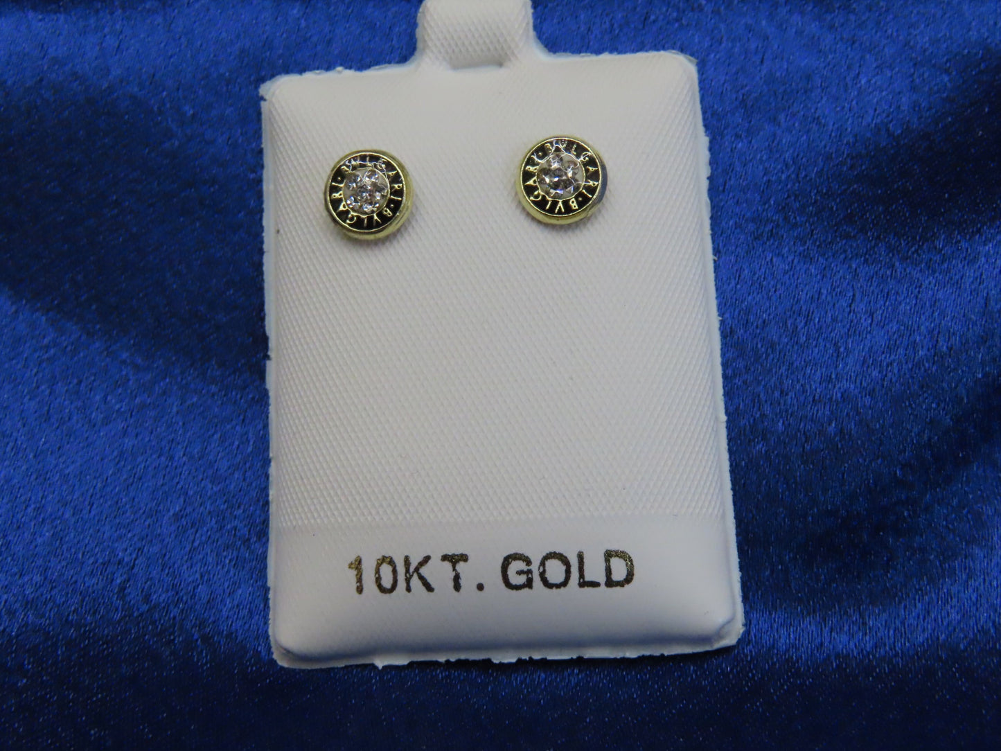 Mini Bul 10k gold stud earrings